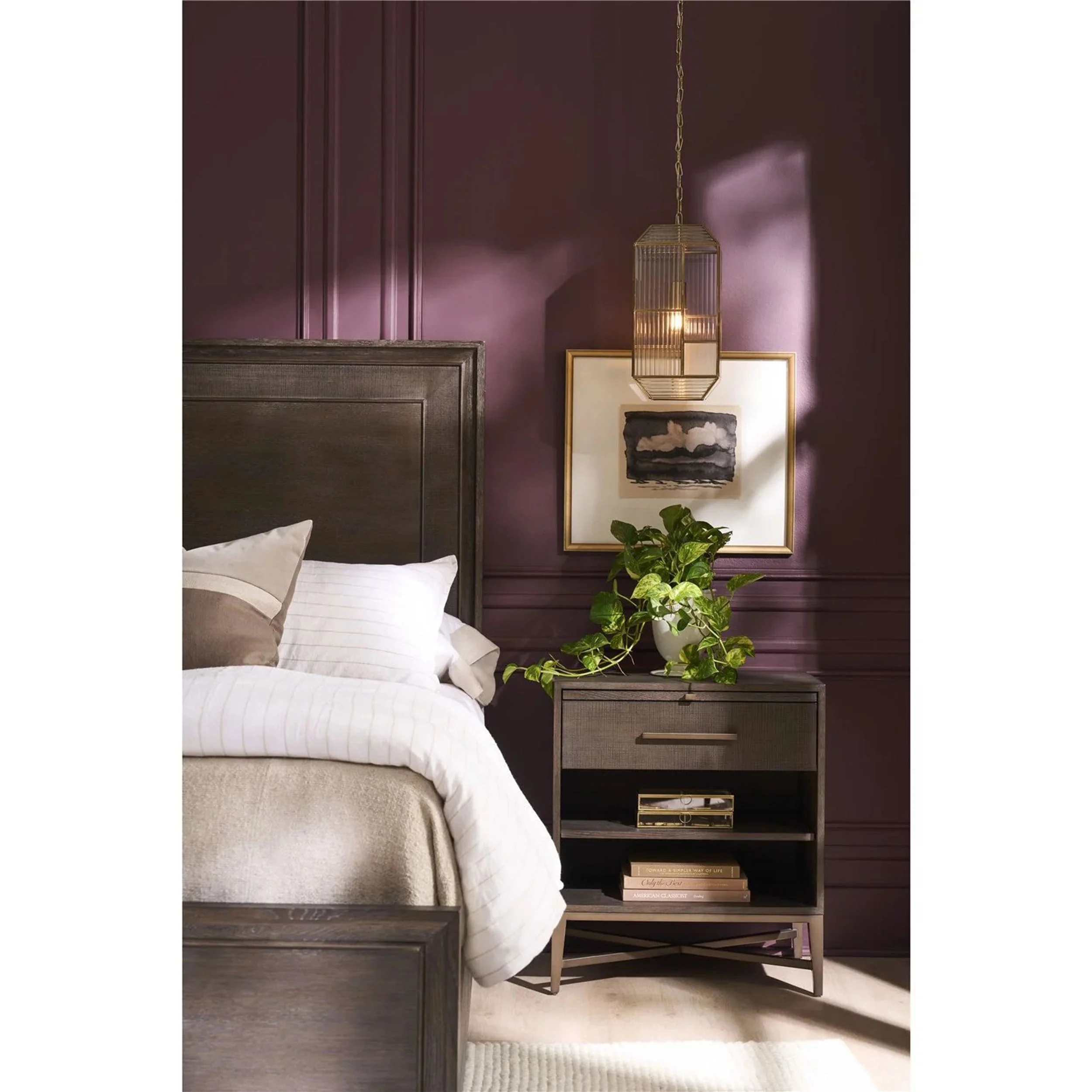 Montclair 1 Drawer Nightstand, Cocoa - Image 4