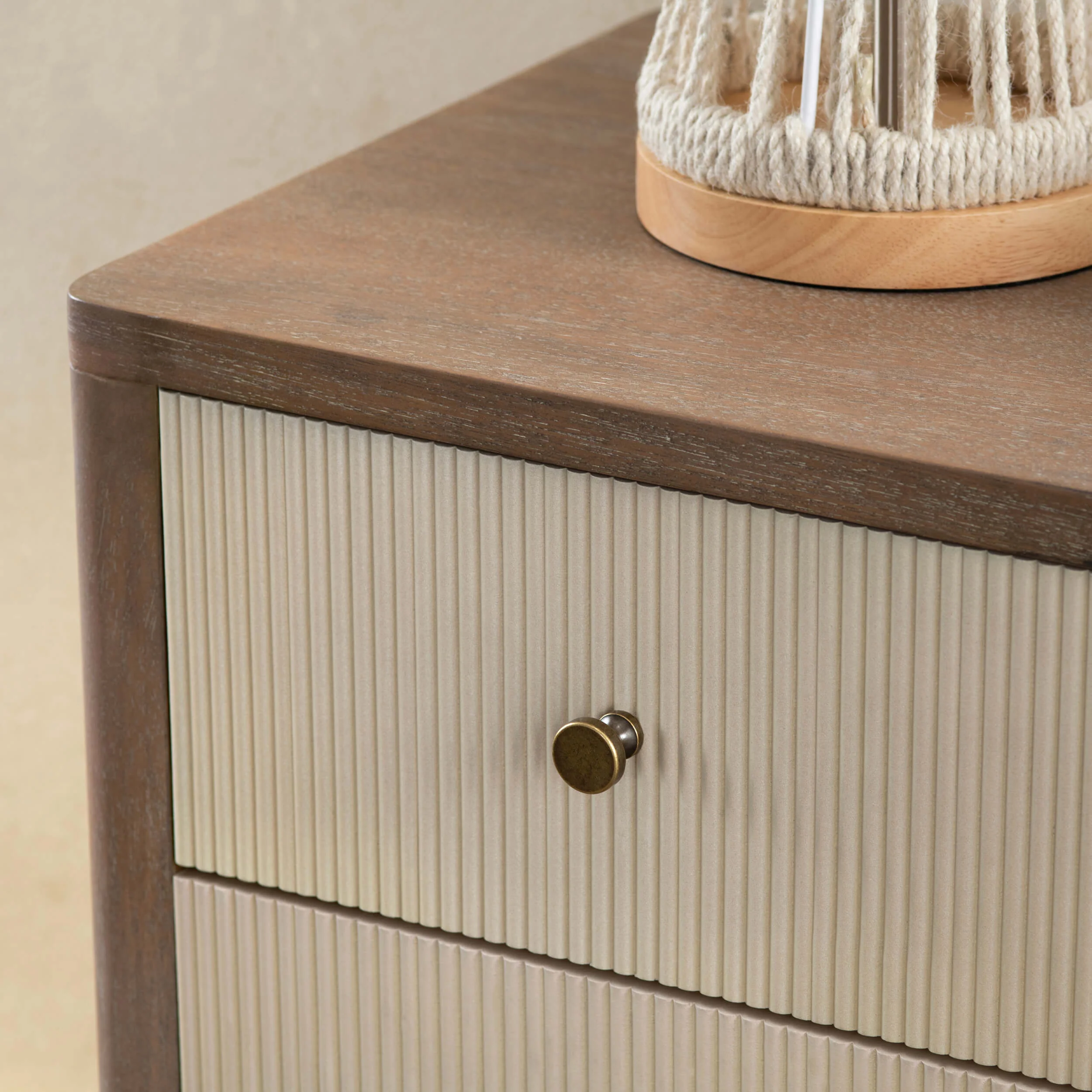 Montclair 3 Drawer Chest, Cream - Image 5