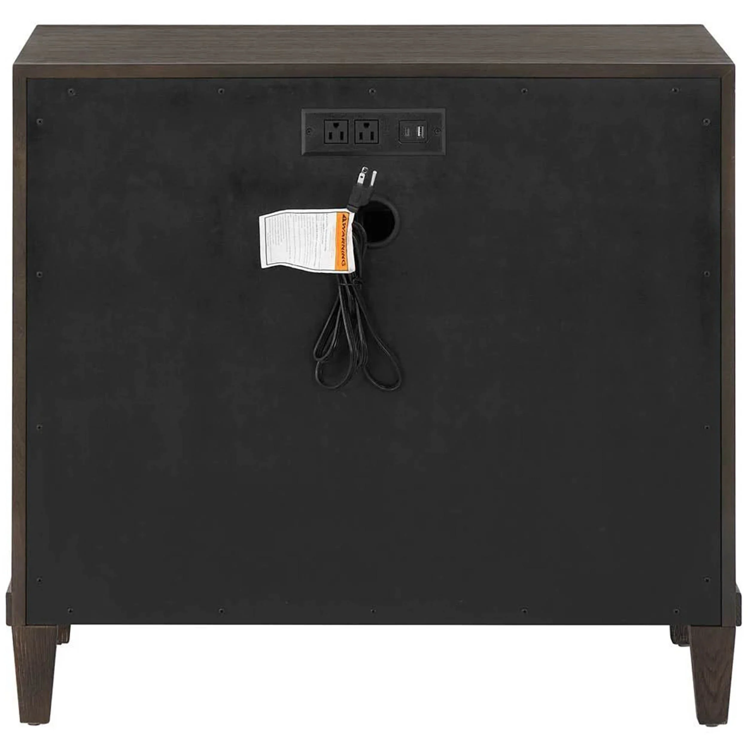 Montclair Cocoa 3 Drawer Nightstand, Cocoa - Image 3