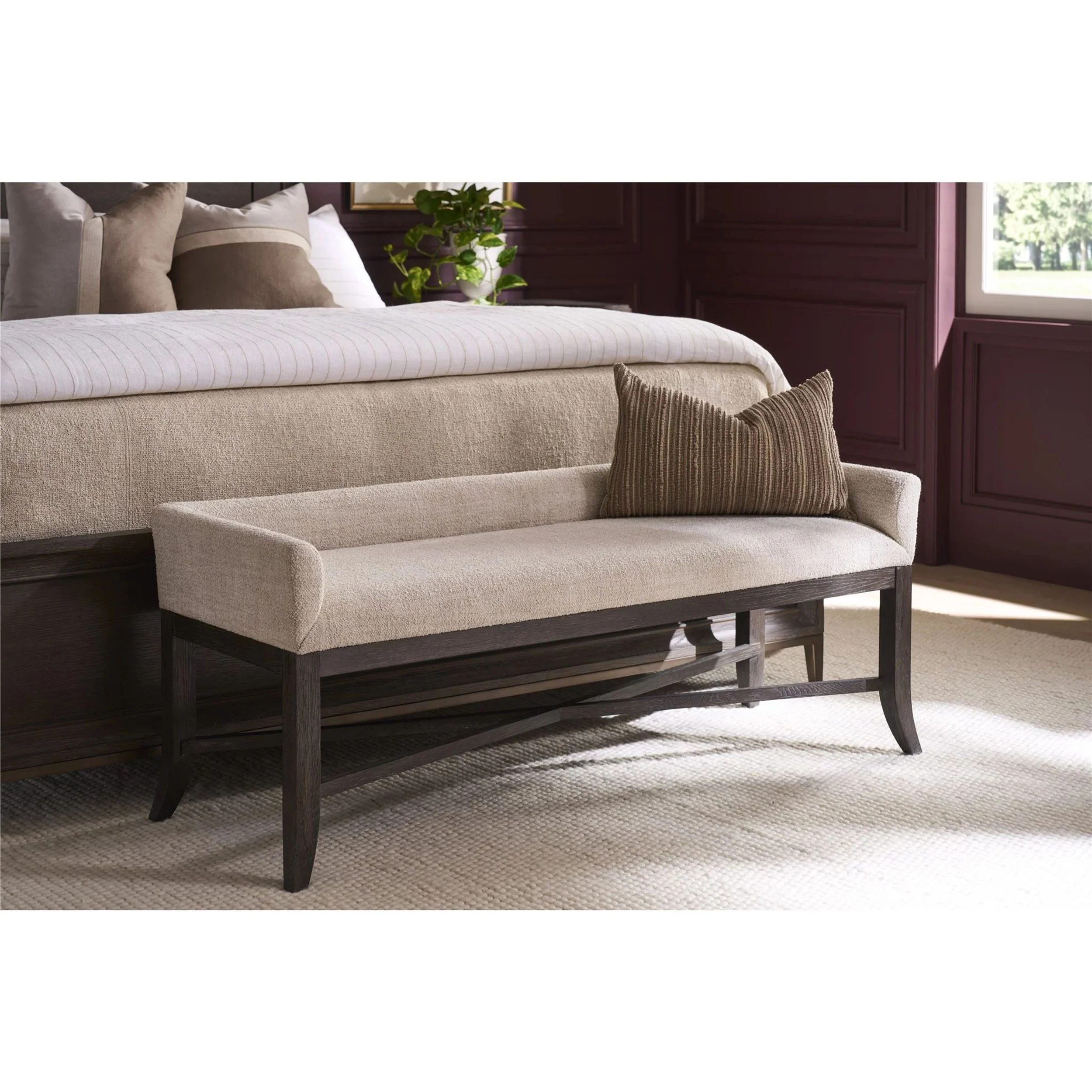 Montclair Cocoa Bench, Yukon Sand - Image 4