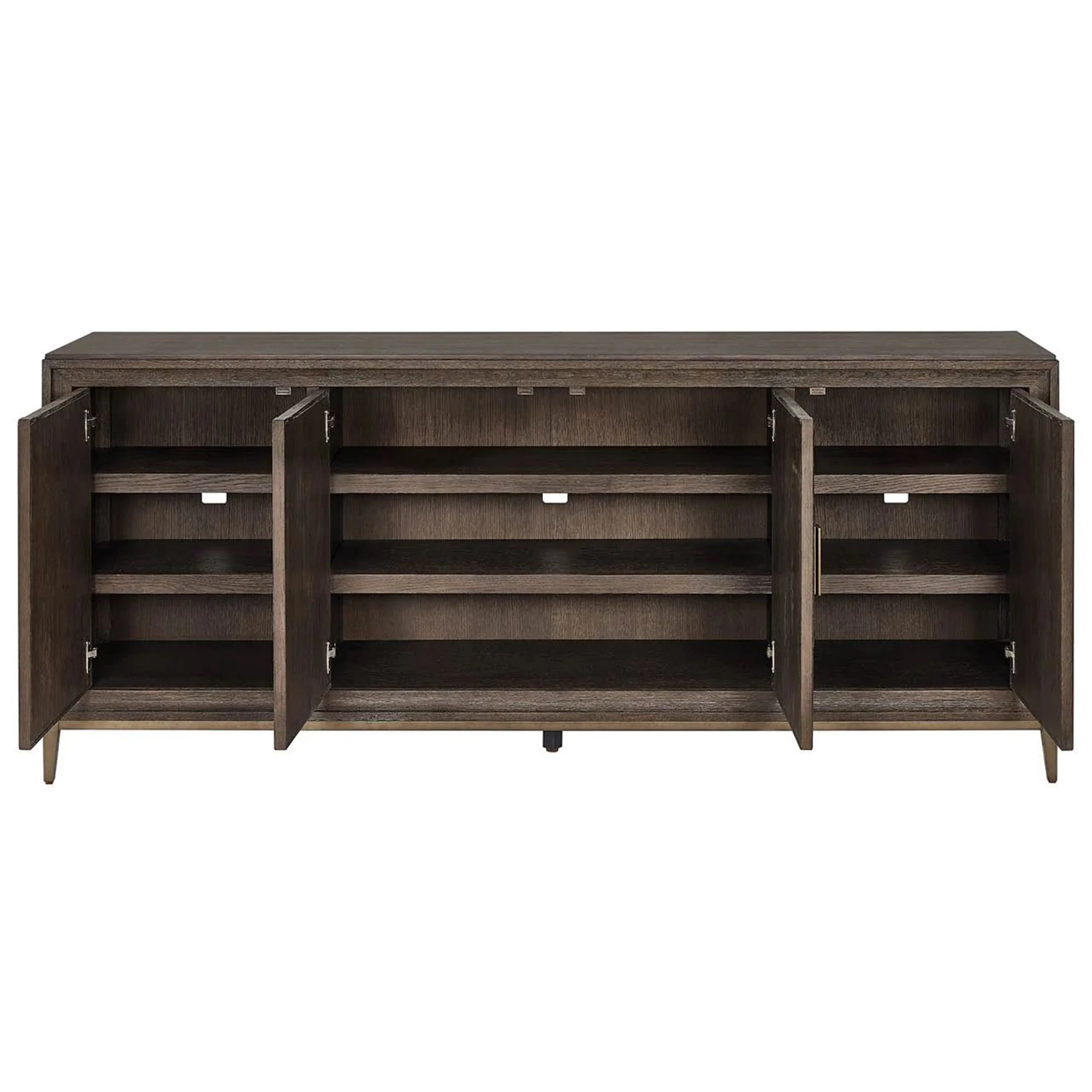 Montclair Media Credenza, Cocoa - Image 4