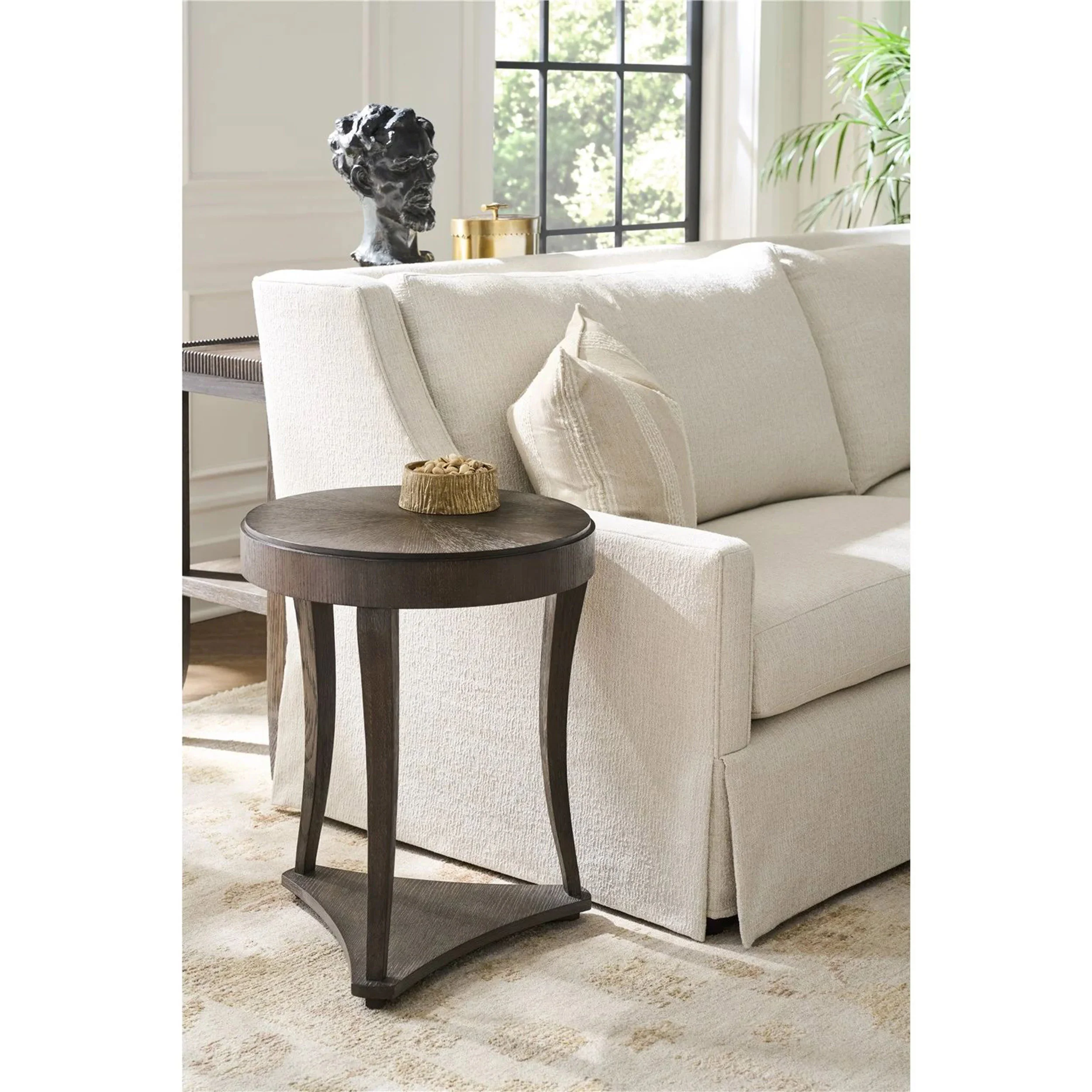 Montclair Round End Table, Cocoa - Image 6