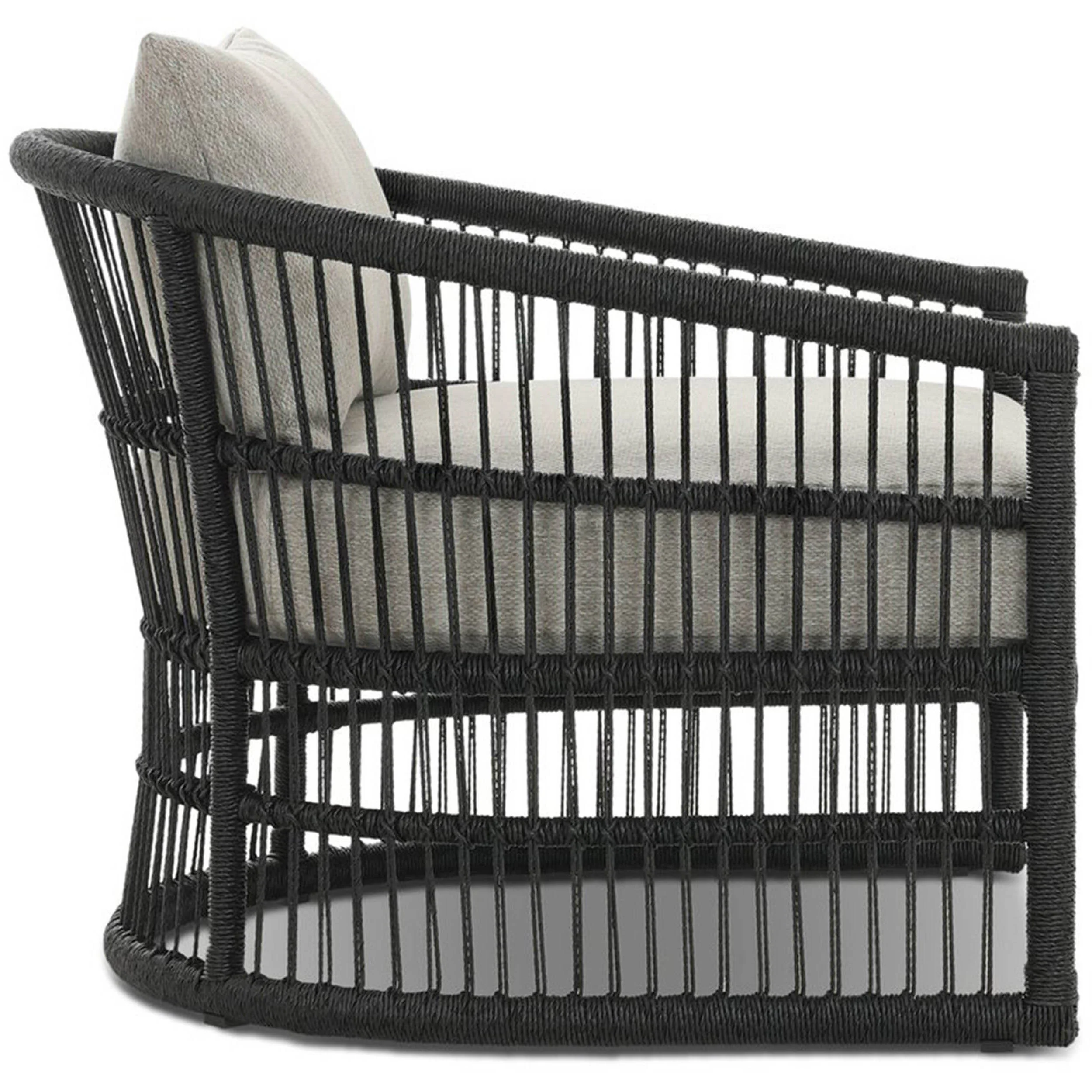 Montecito Outdoor Chair, Concha Fog by Four Hands - Image 3