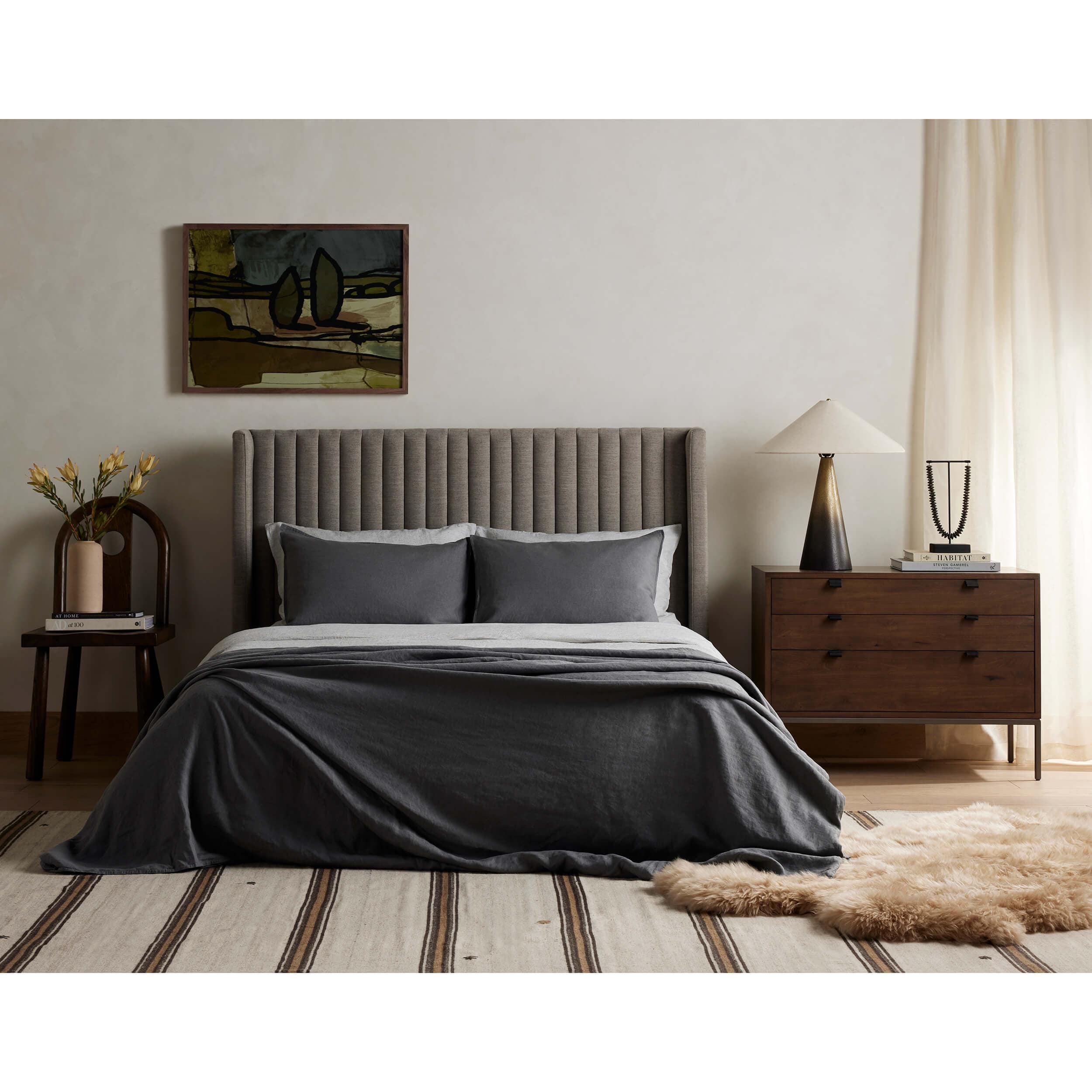 Montgomery Bed, Savile Flannel by Four Hands - Image 5