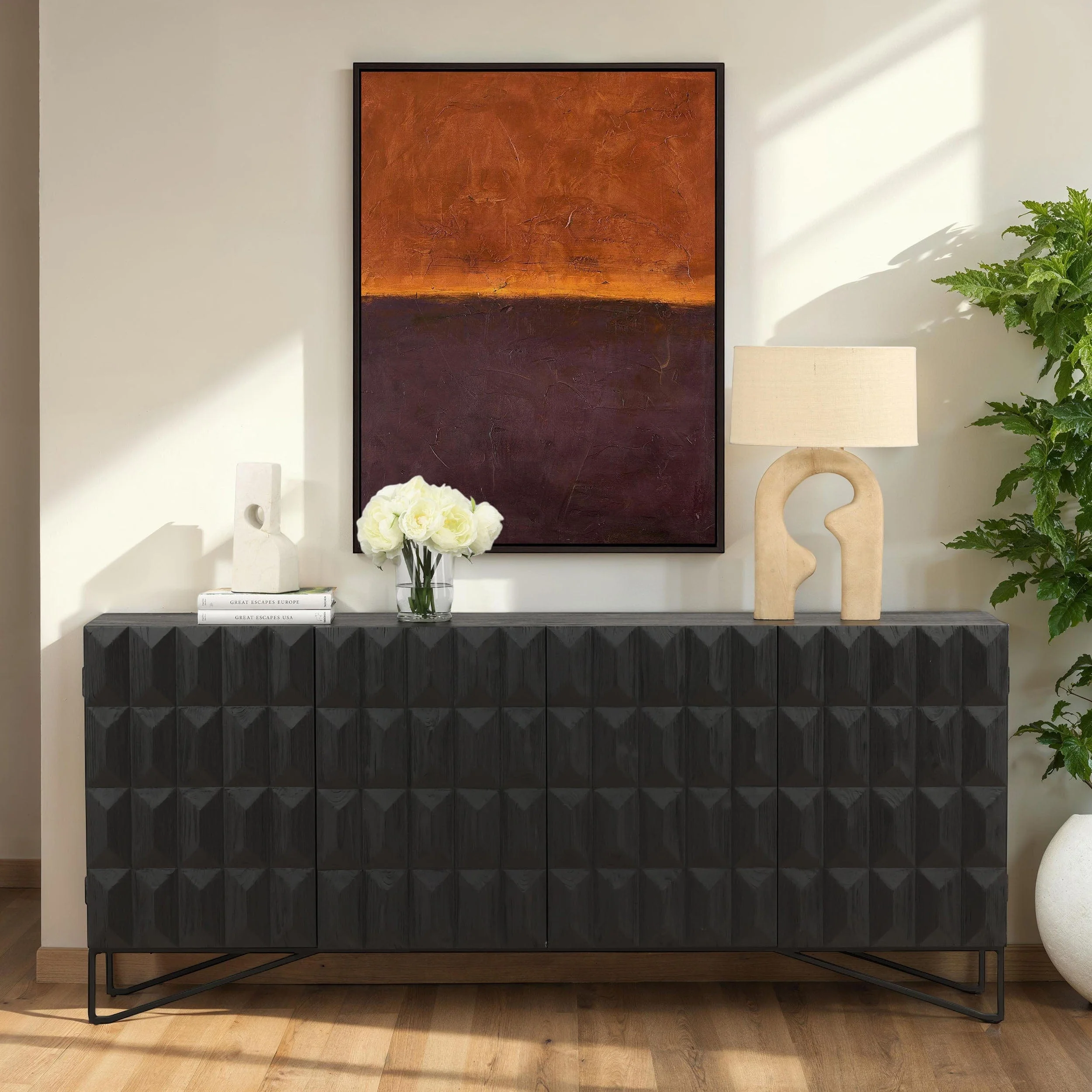 Montoya Sideboard, Black - Image 7