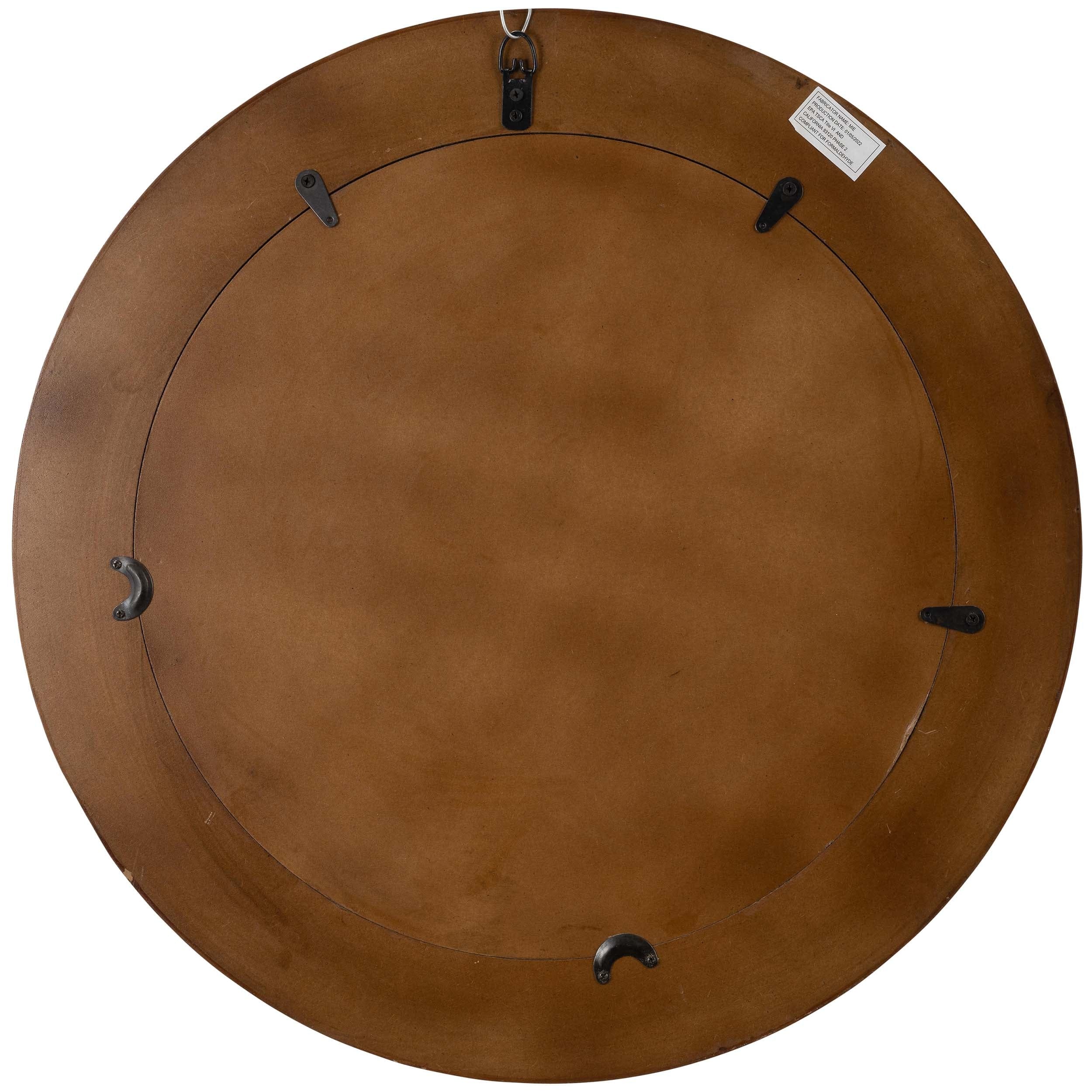 Mosaic Round Mirror, Champagne - Image 4