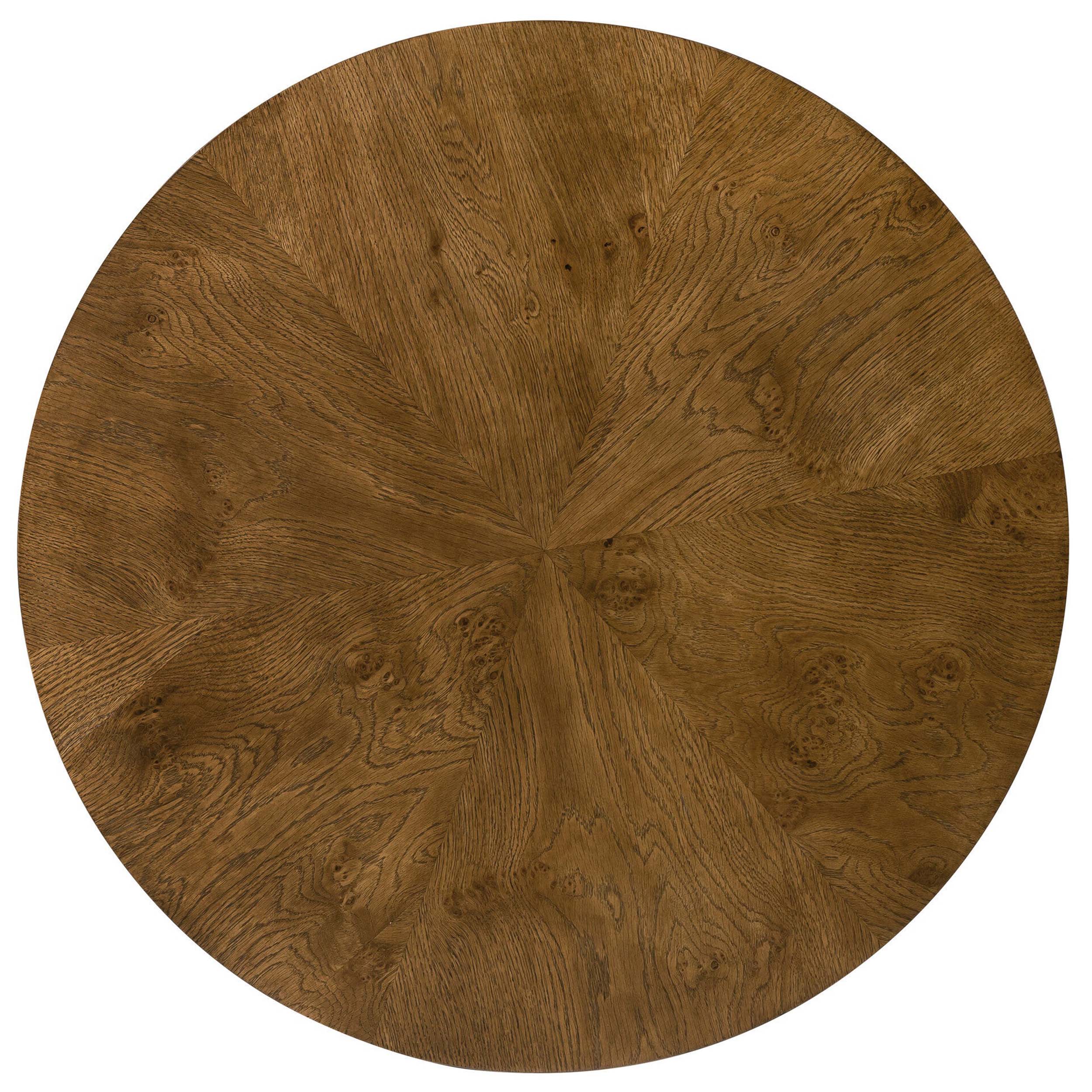 Mulholland Round End Table, Golden Brown - Image 3