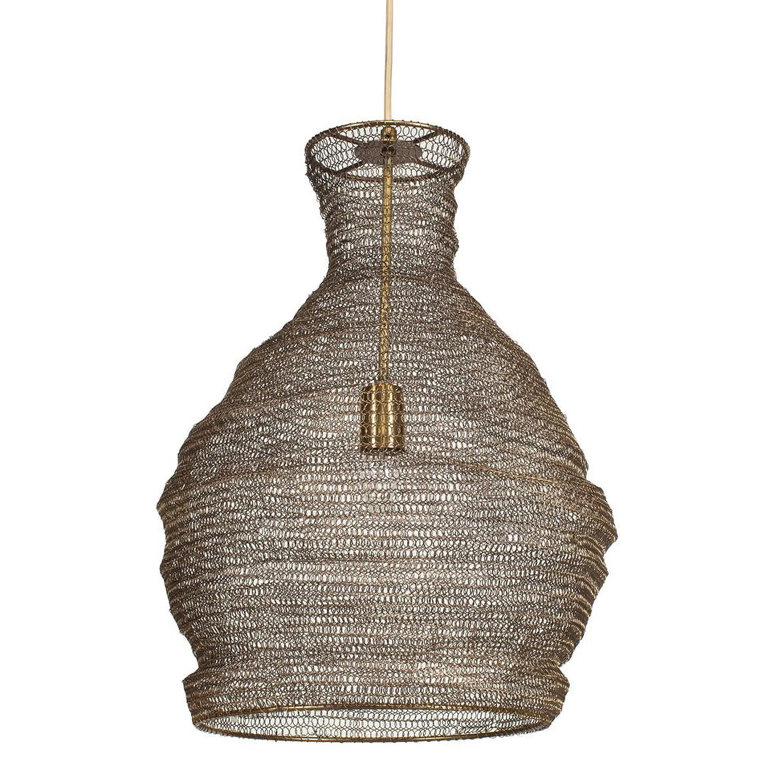 Murmur 1 Light Pendant, Antique Brass - Image 5