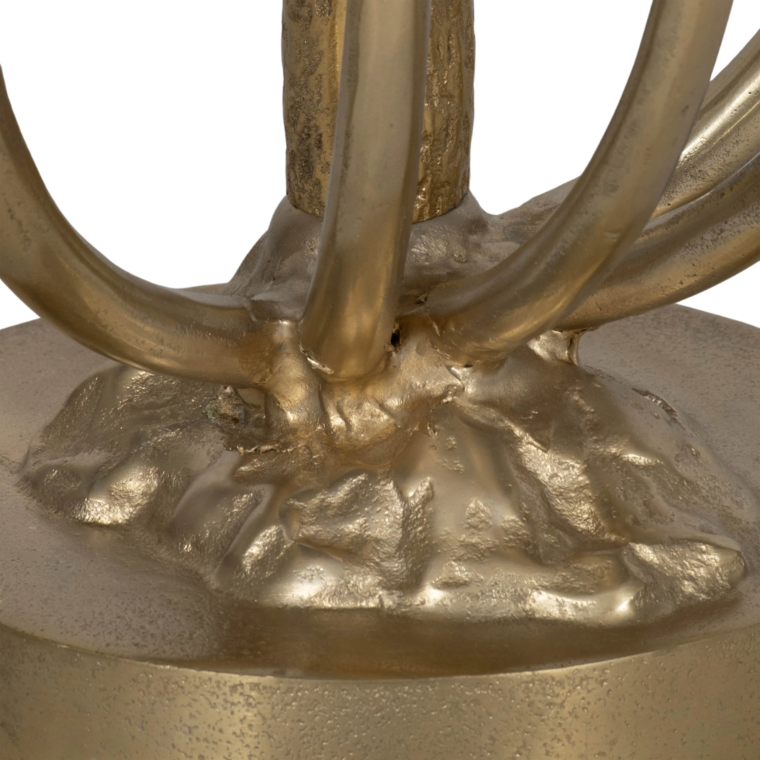 Mushrooms Accent Table, Gold - Image 4