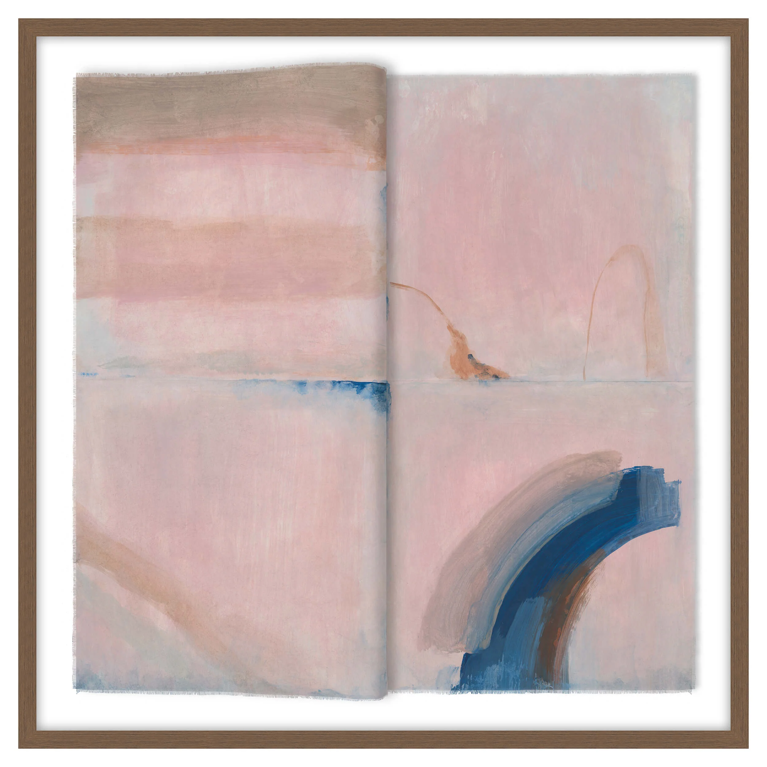 Muted Echoes I Acrylic Glass Framed