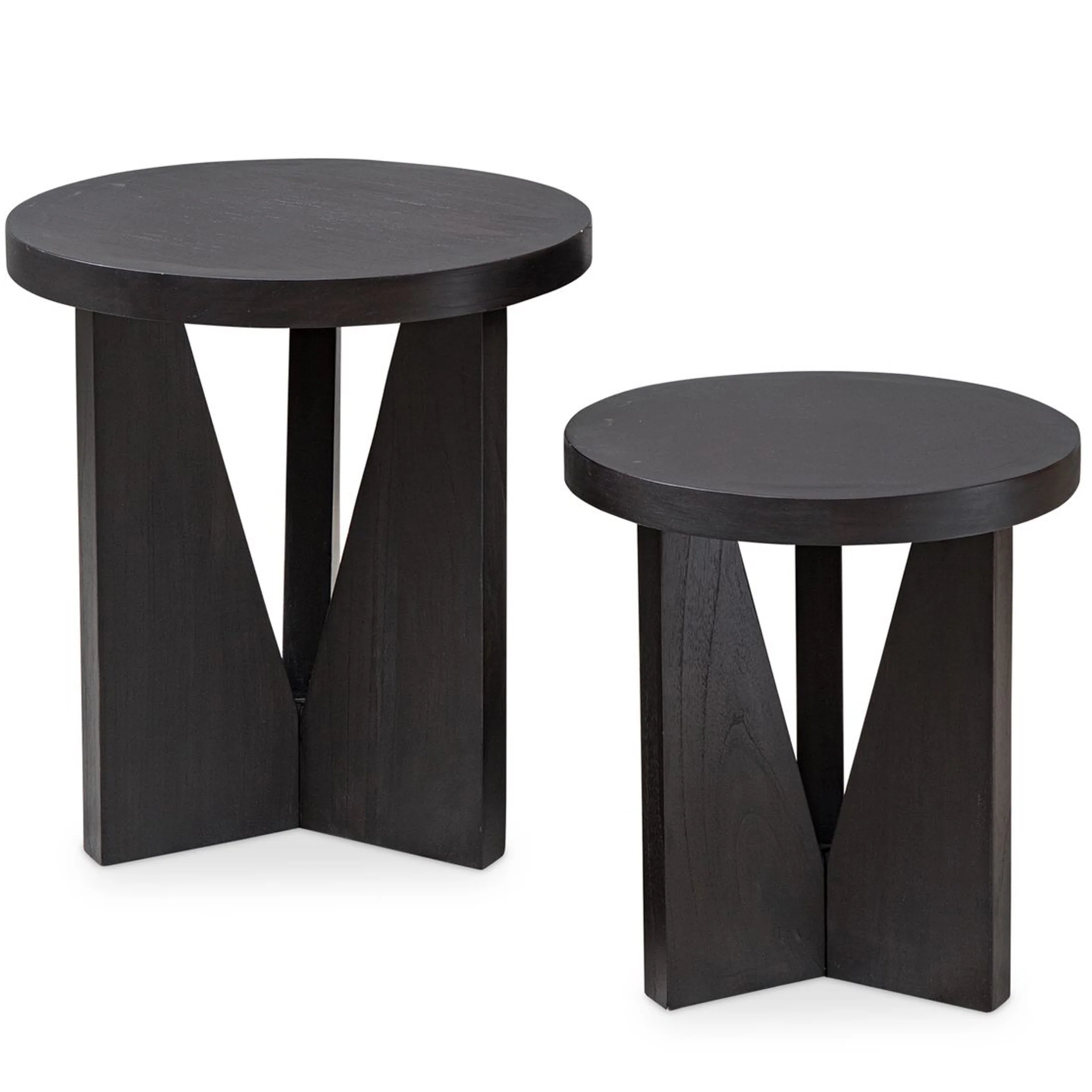 Nadette Nesting Tables, Set of 2, Espresso - Image 3