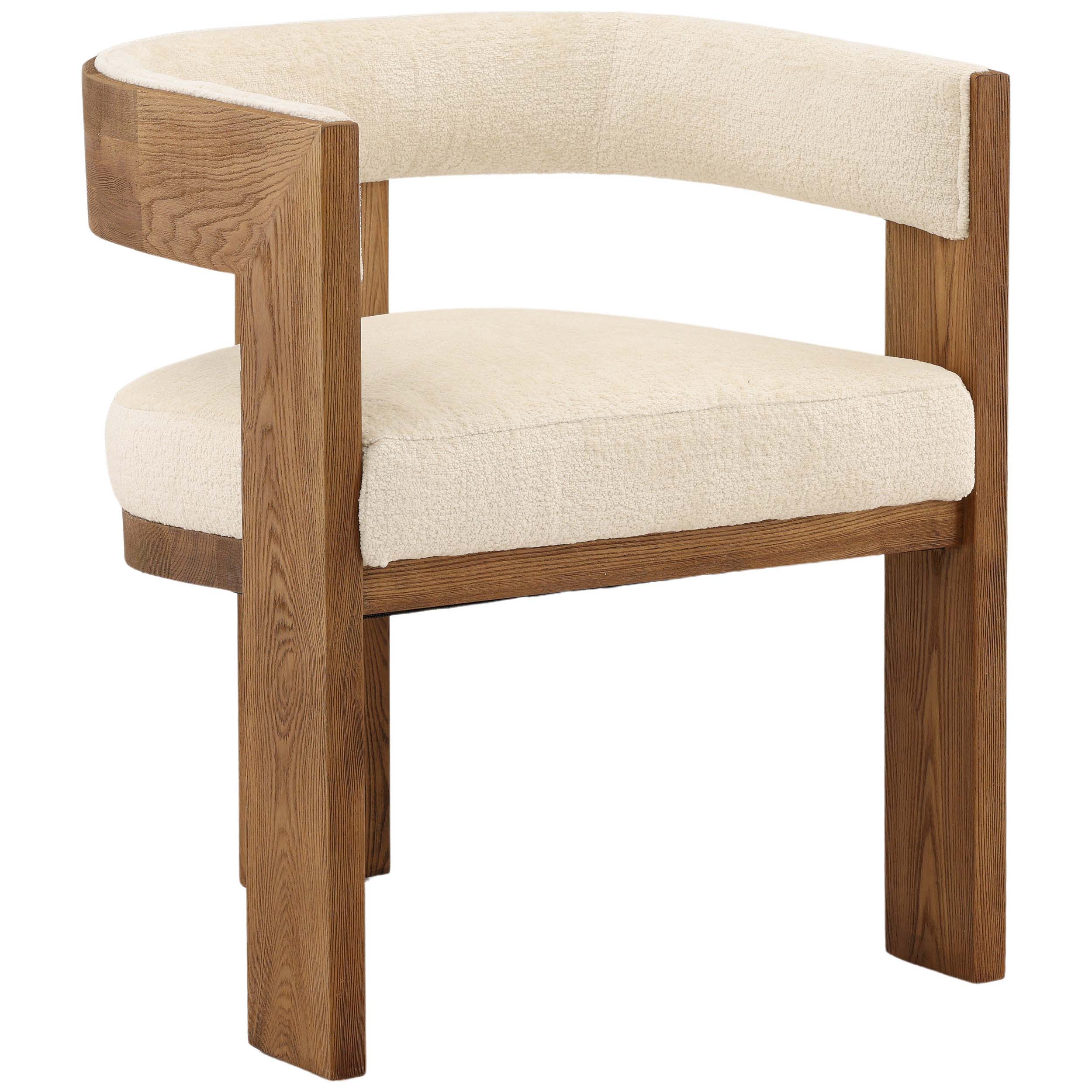 Nadia Dining Chair, Cream, Set of 2