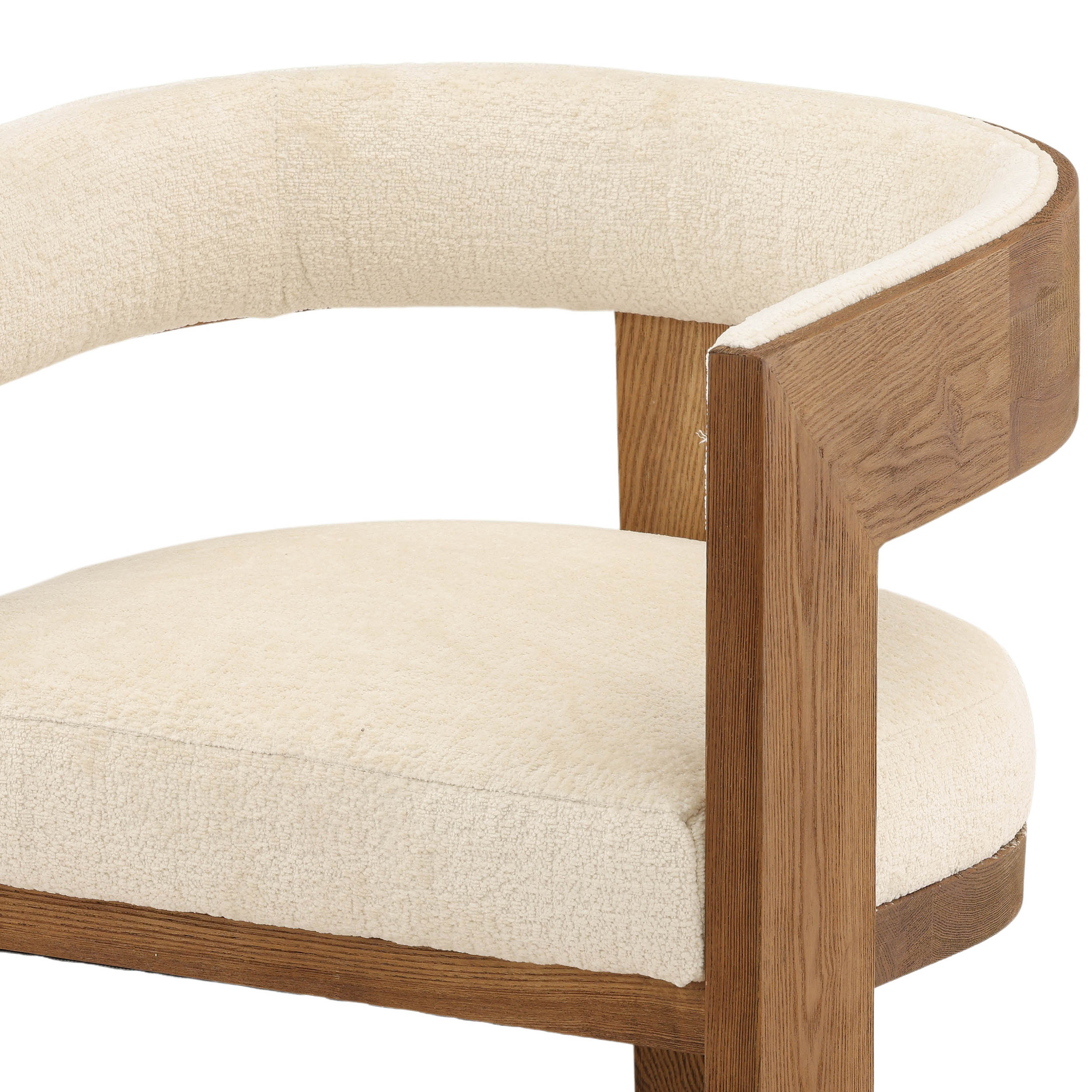 Nadia Dining Chair, Cream, Set of 2 - Image 6