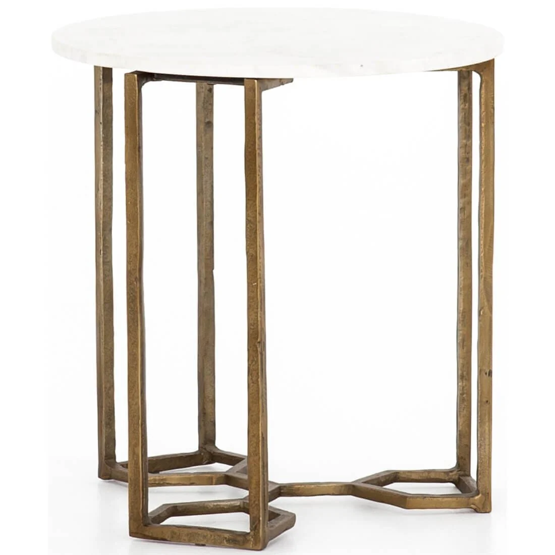 Naomi Marble End Table by Four Hands - Image 2