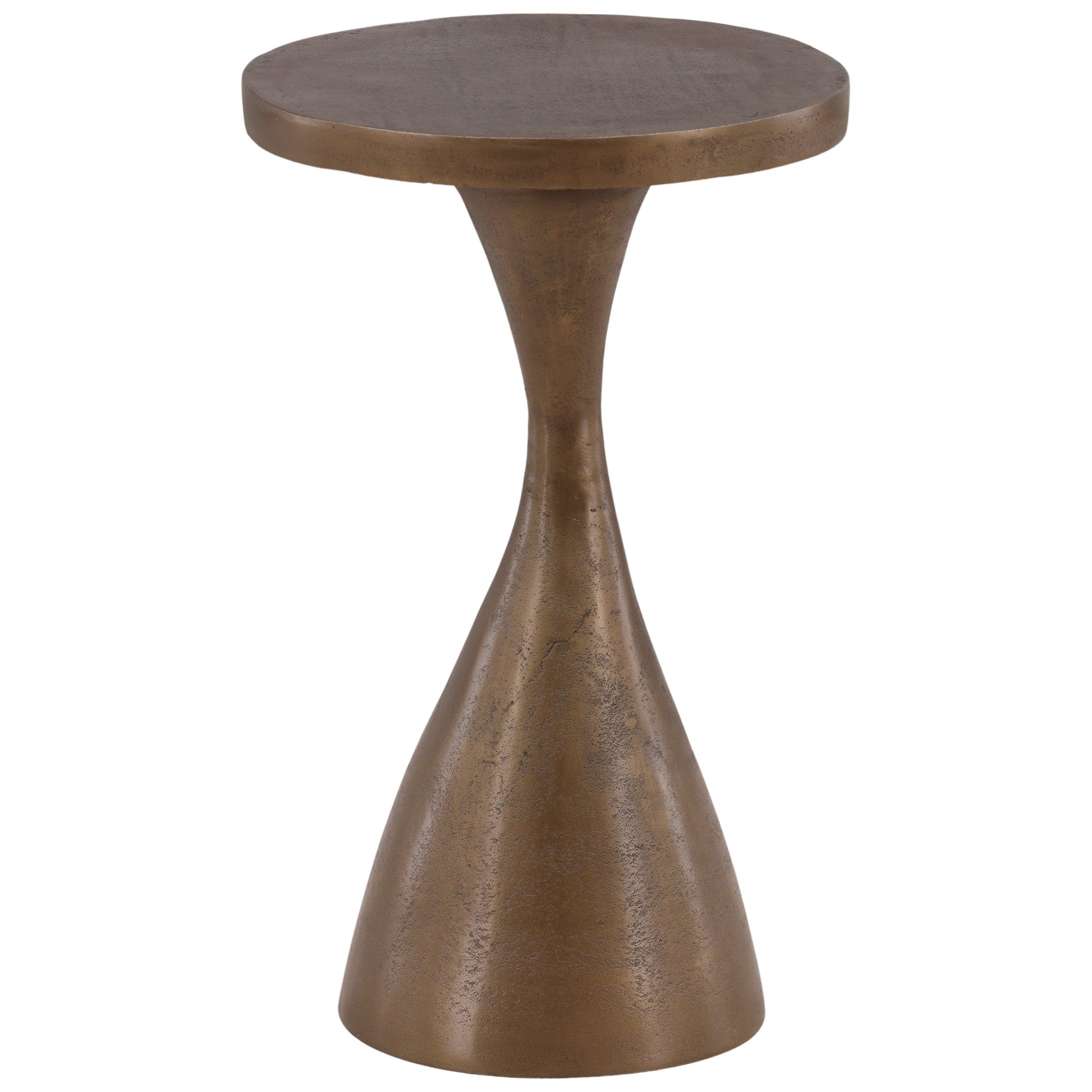 Nara Side Table, Antique Brass - Image 2