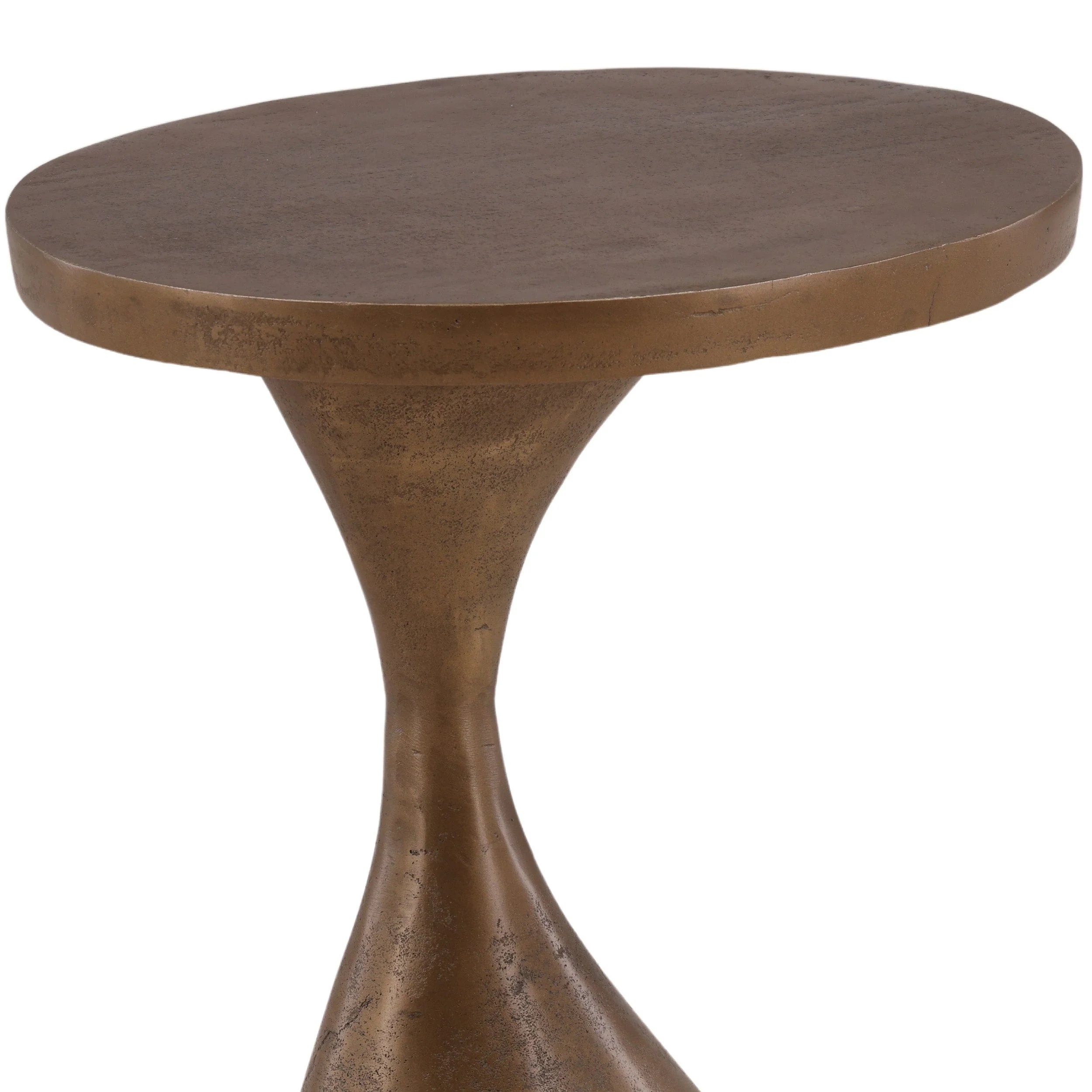Nara Side Table, Antique Brass - Image 5