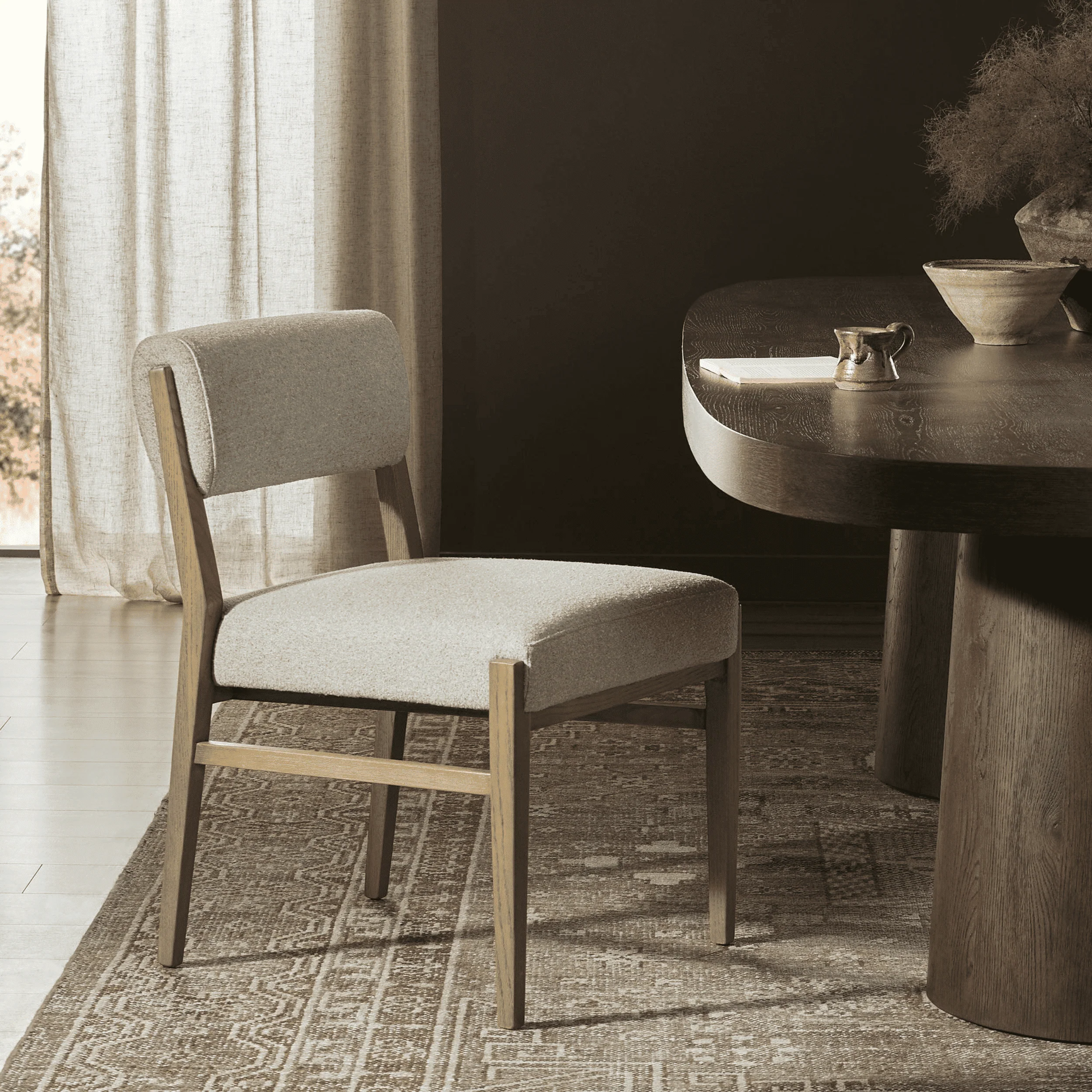 Navid Dining Chair, Weslie Flax, Set of 2 by Four Hands - Image 6