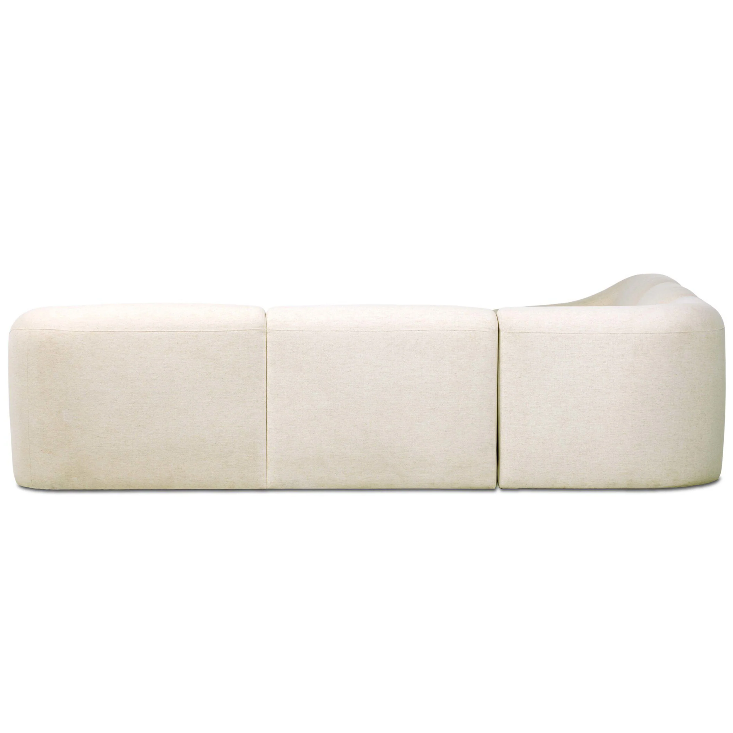 Nellie 3 Piece Sectional, Nomad Snow by Four Hands - Image 3