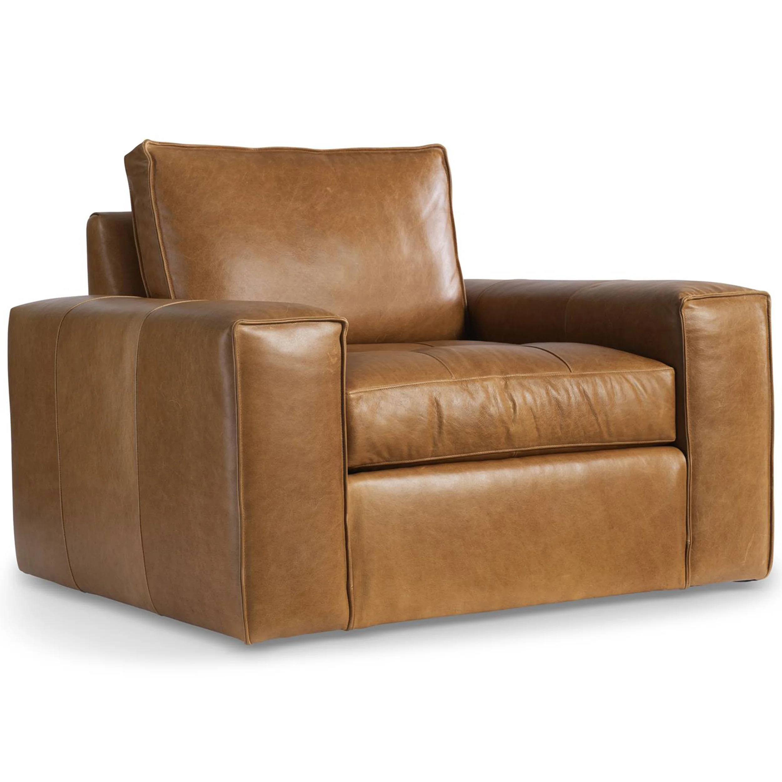 Nest Leather Swivel Chair, 296-020