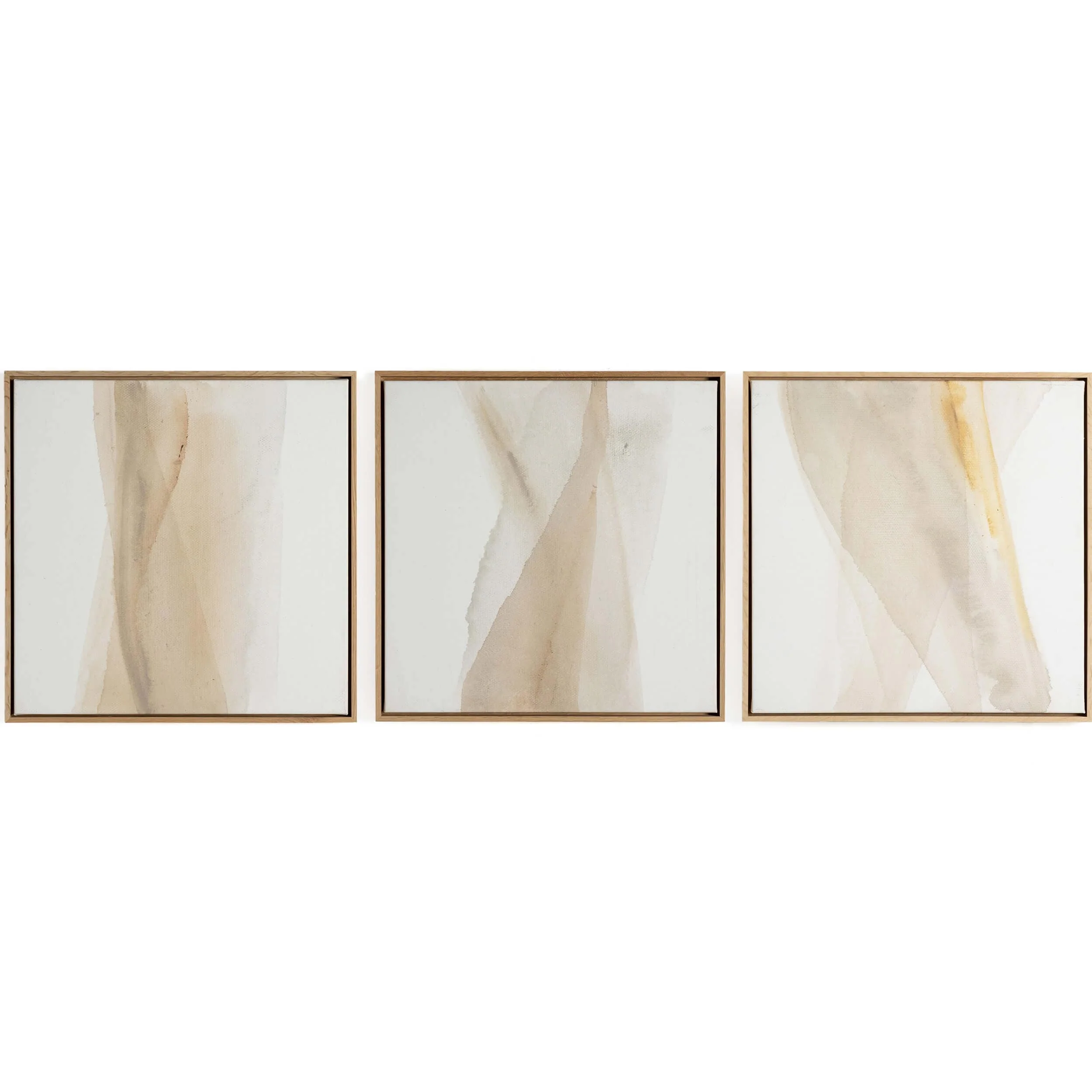 Neutral Wash Triptych by Jess Engle by Four Hands