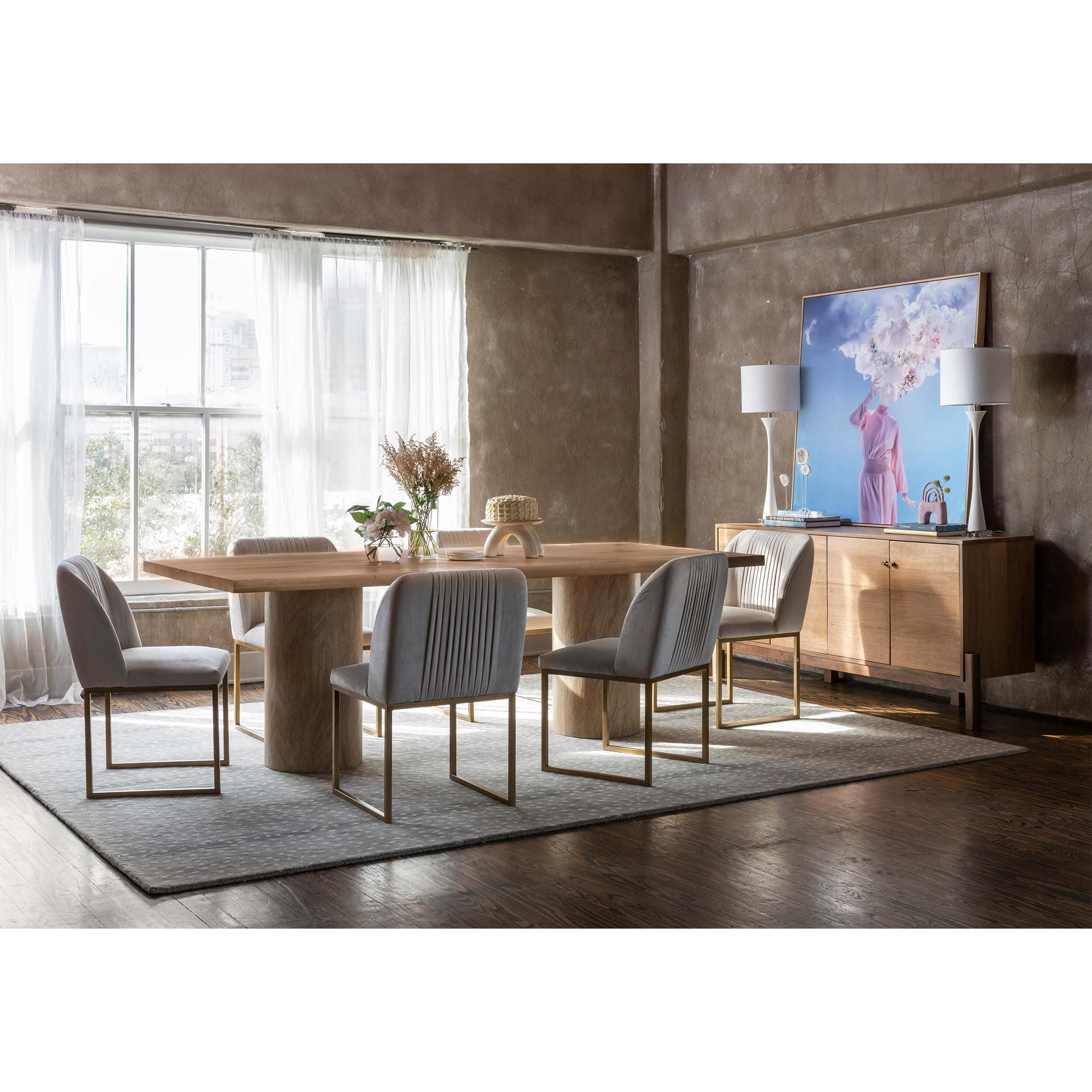 Nevin Dining Chair, Polo Club Muslin, Set of 2 - Image 9