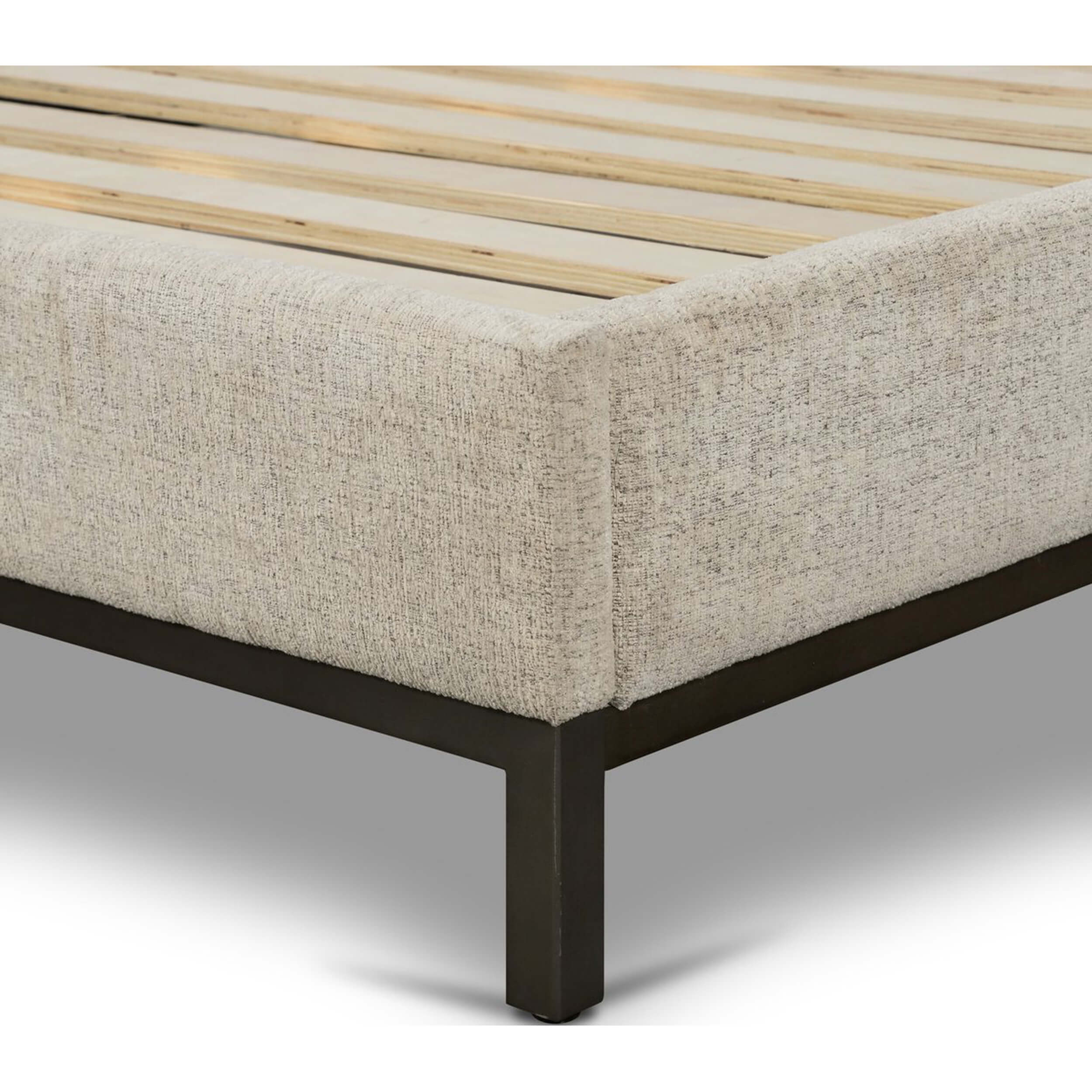 Newhall 40.25" Bed, Plushtone Linen by Four Hands - Image 5