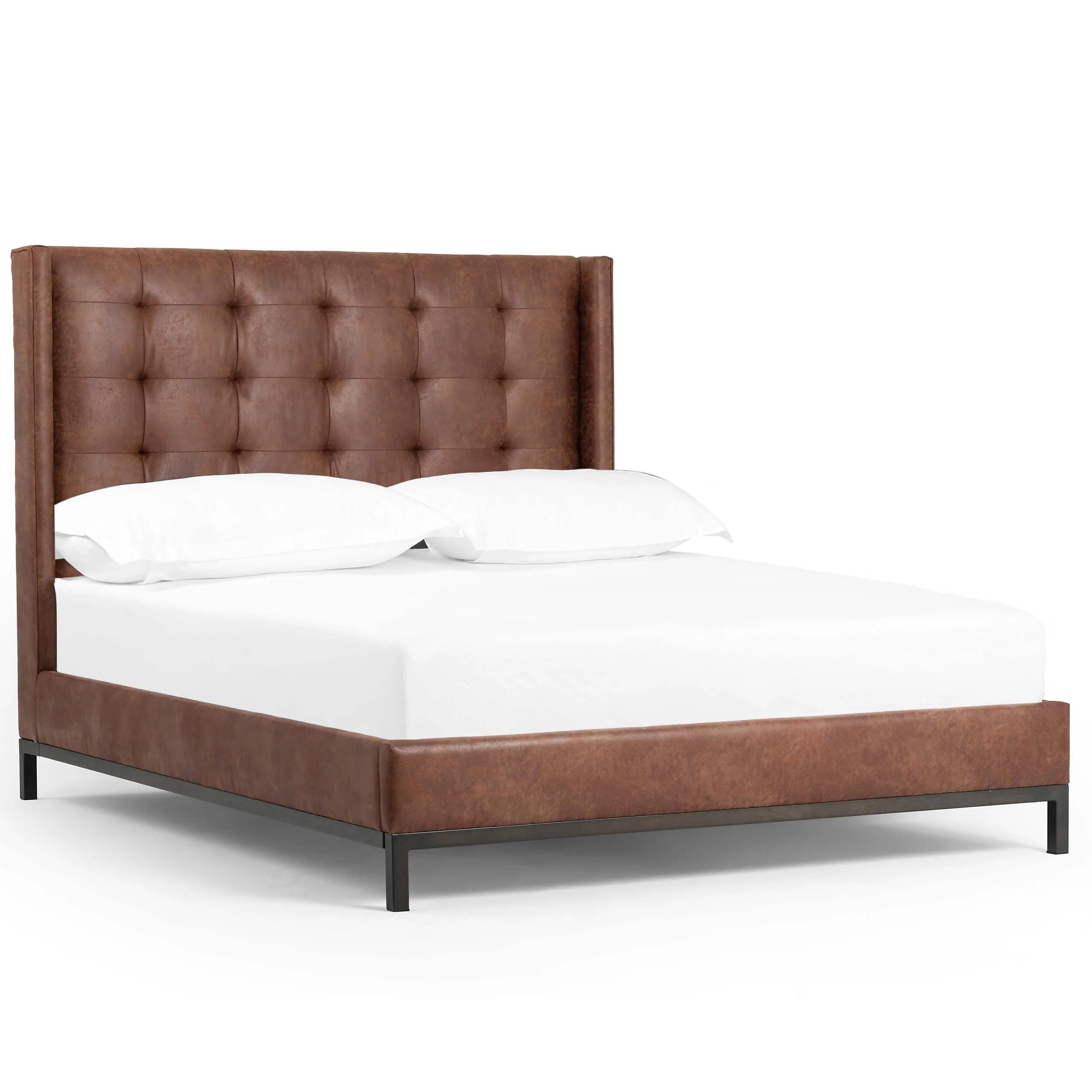 Newhall 55" Bed, Vintage Tobacco by Four Hands