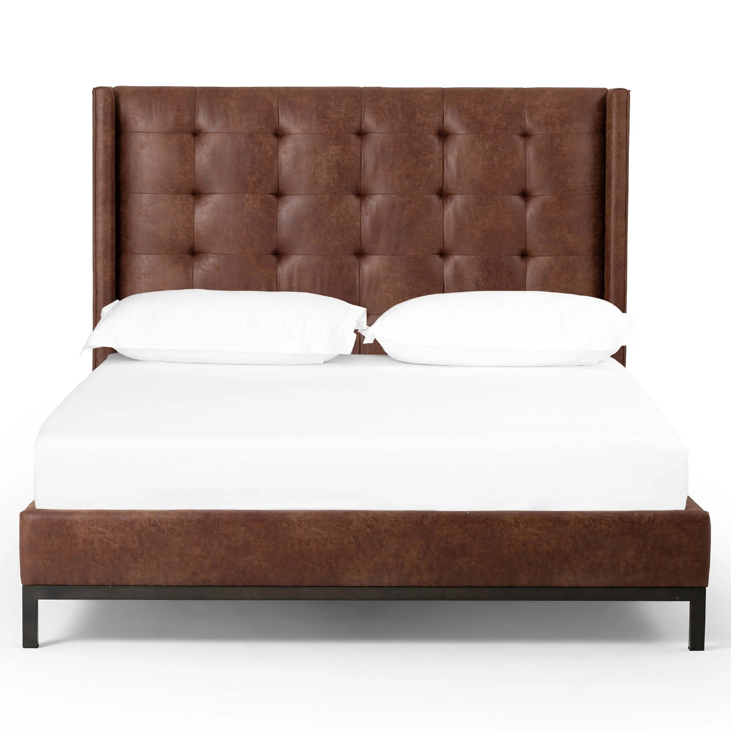 Newhall 55" Bed, Vintage Tobacco by Four Hands - Image 2