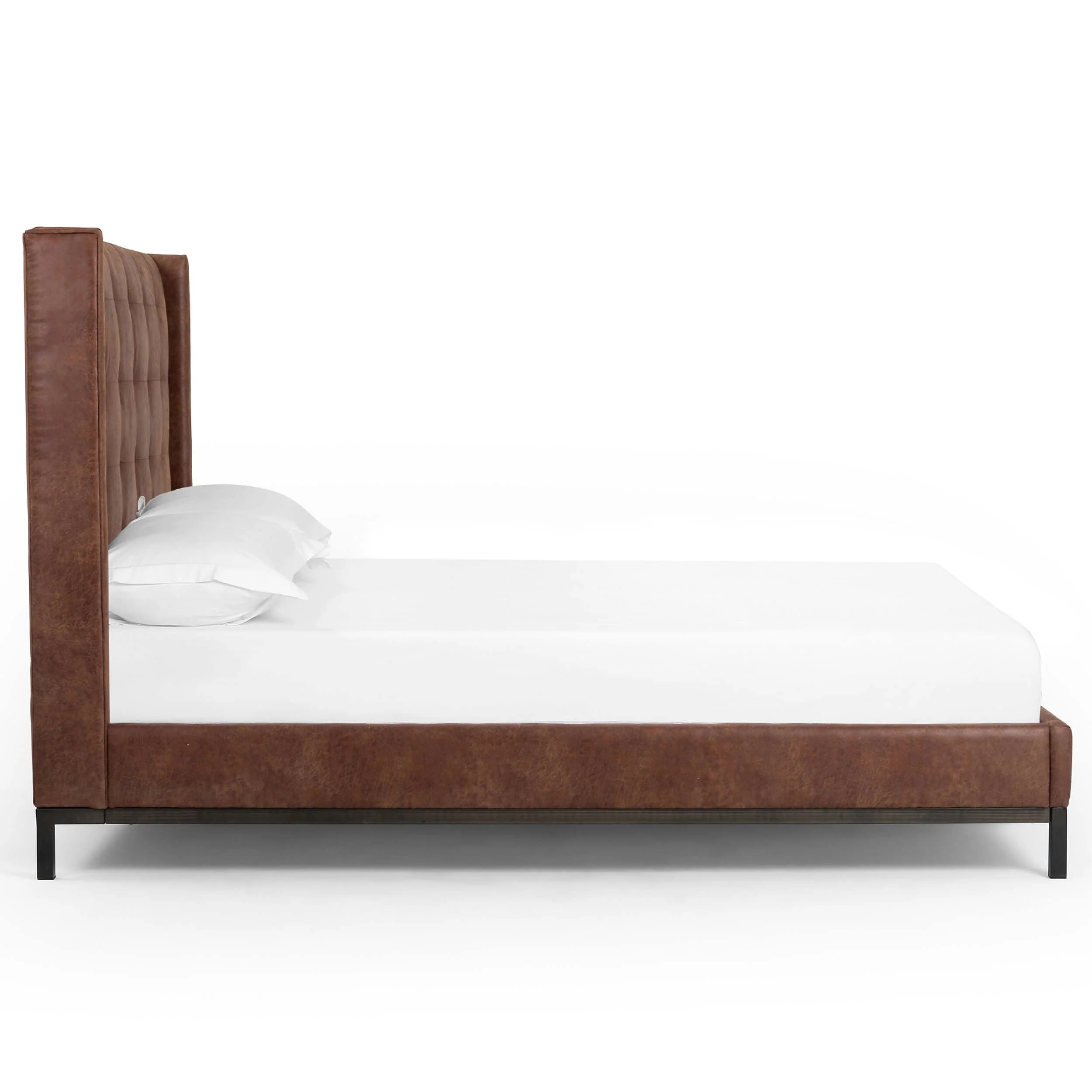 Newhall 55" Bed, Vintage Tobacco by Four Hands - Image 3