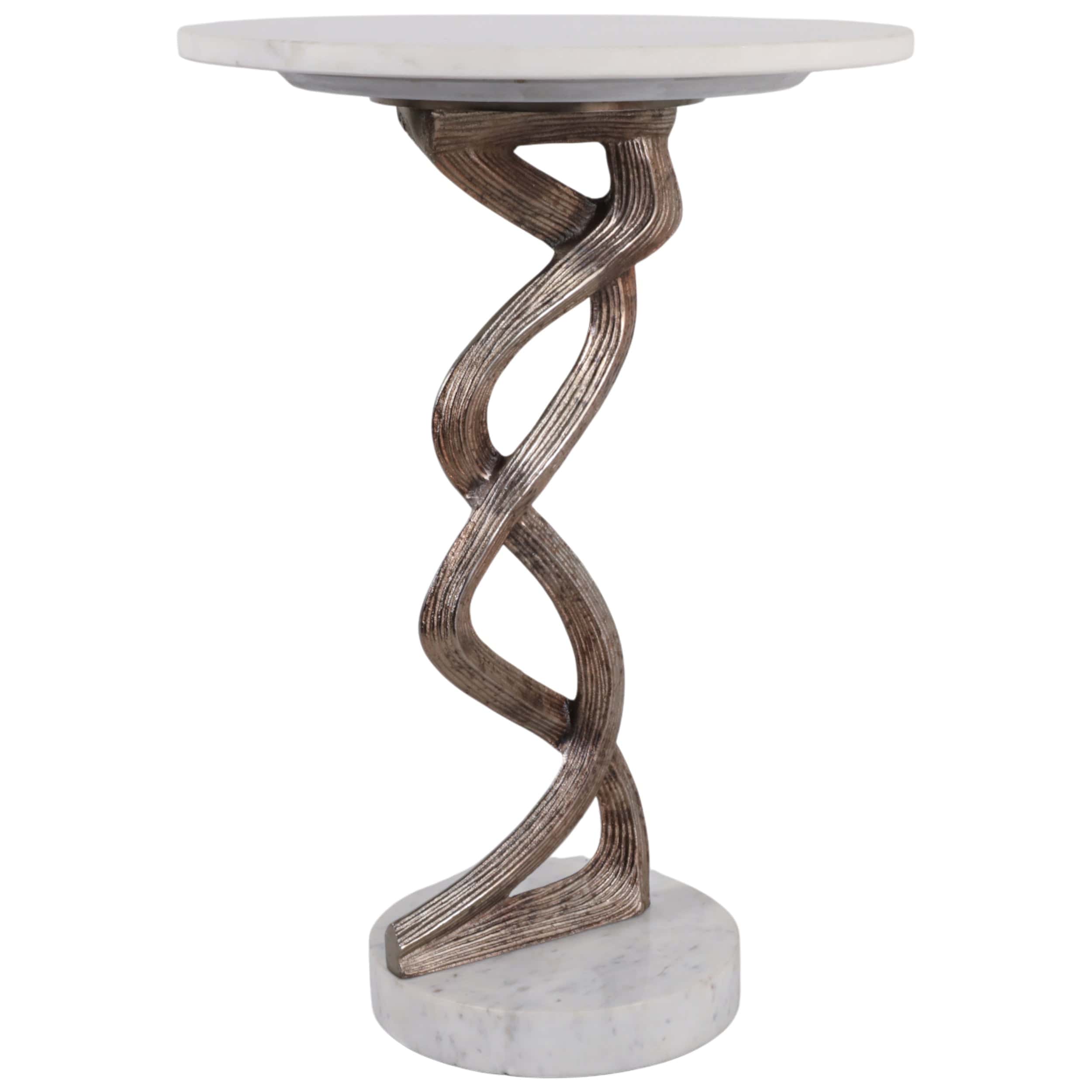 Nicolandria Accent Table, White
