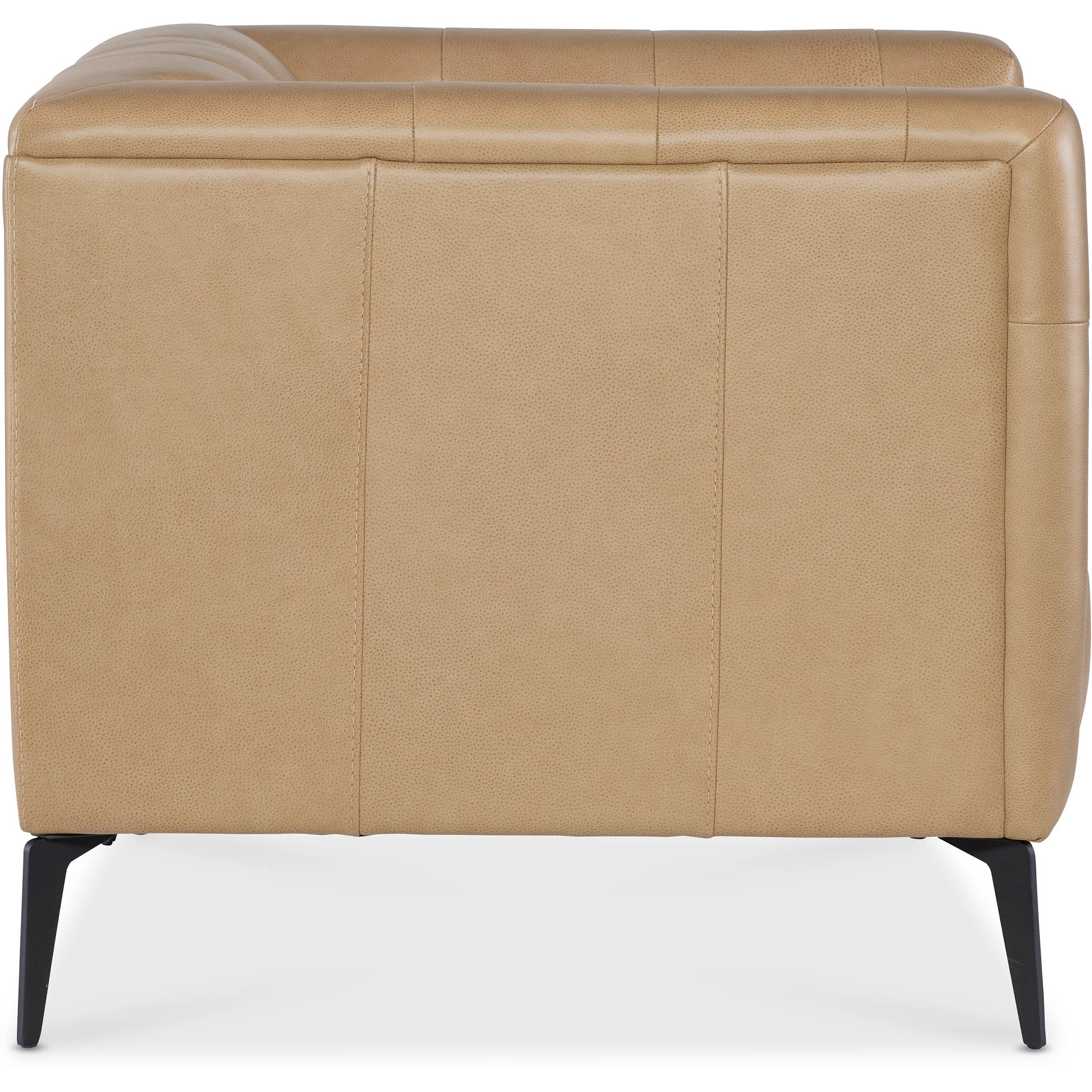 Nicolla Leather Chair, Texas Stone - Image 3