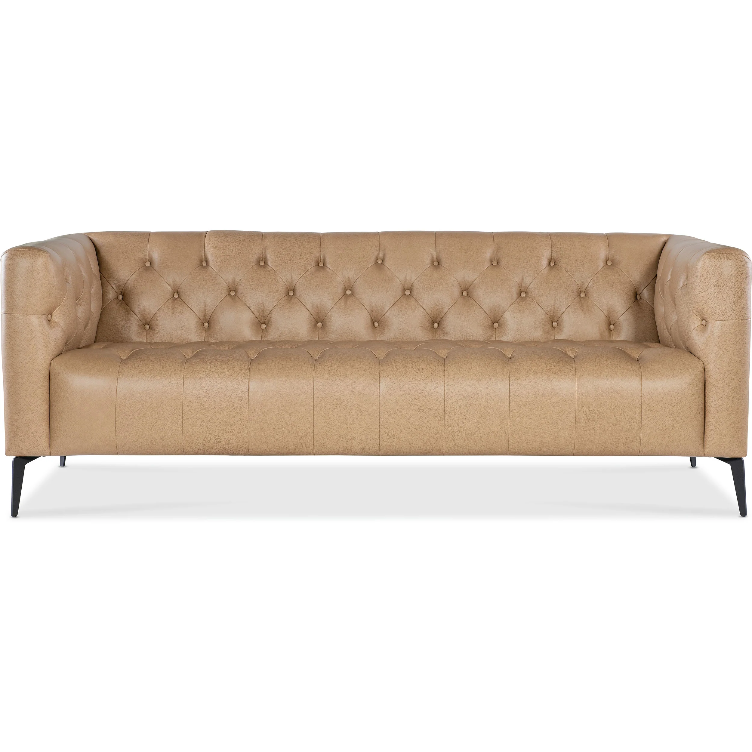 Nicolla Leather Sofa, Texas Stone