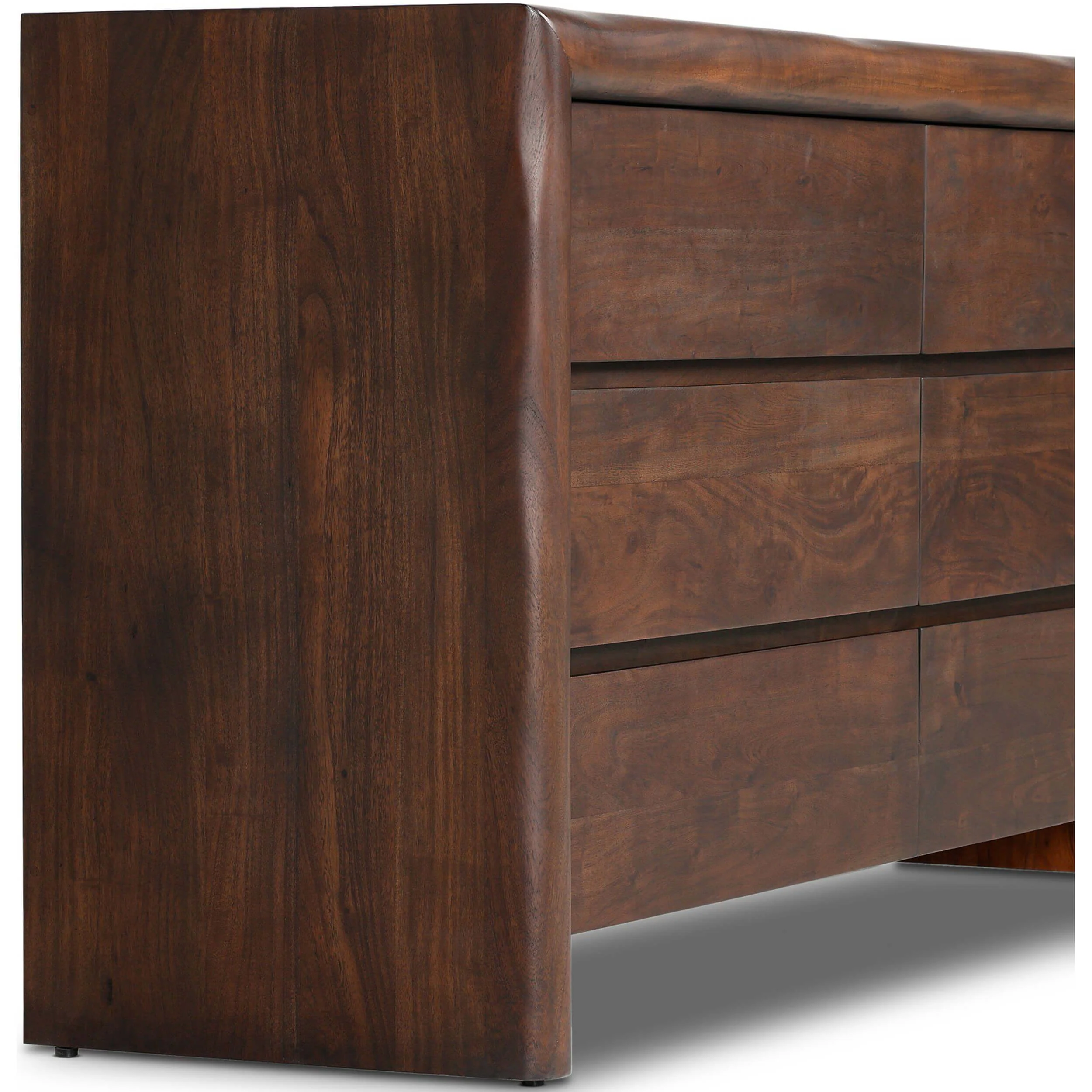Nigel 6 Drawer Dresser, Rustic Brown by Four Hands - Image 5