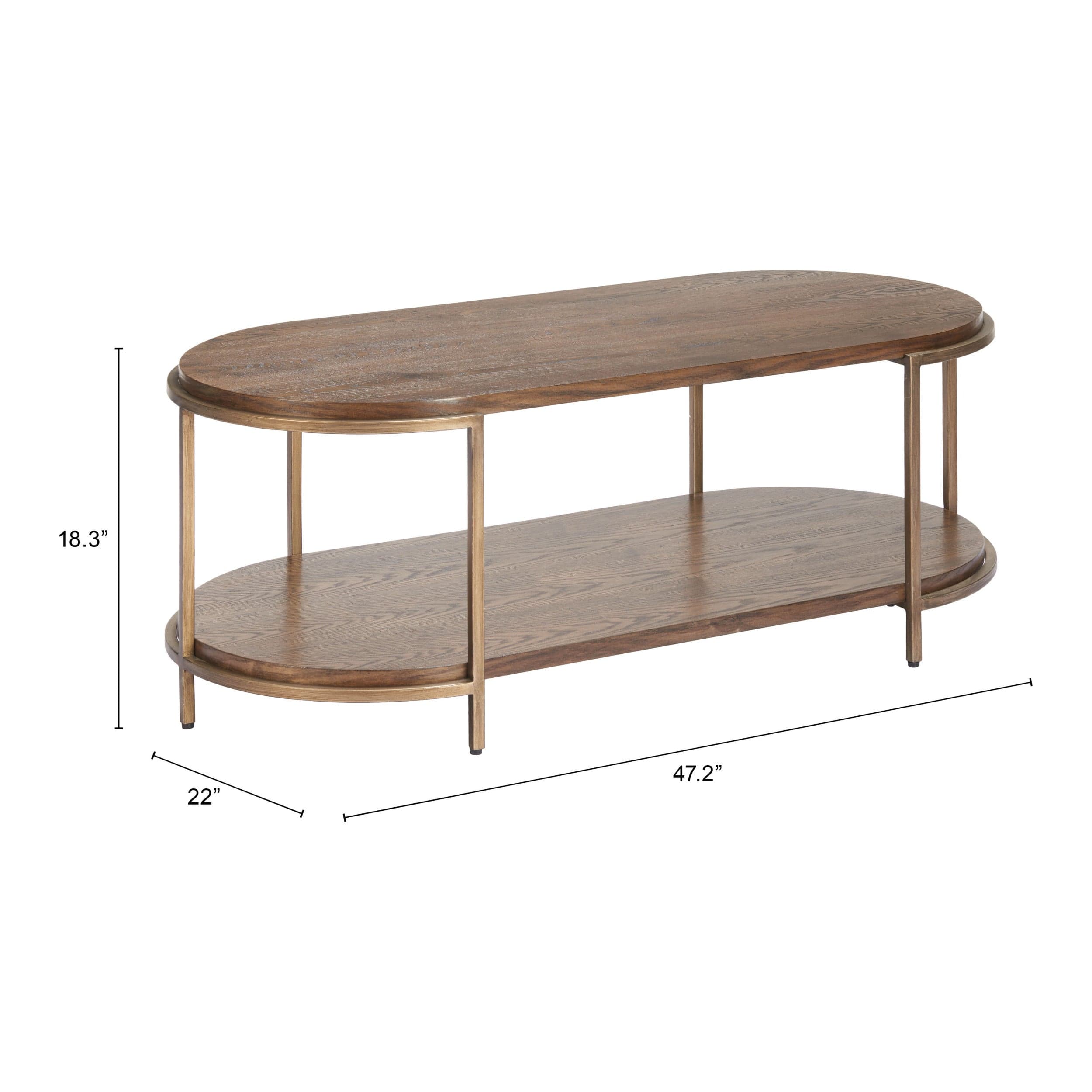 Niju Coffee Table, Brown - Image 2