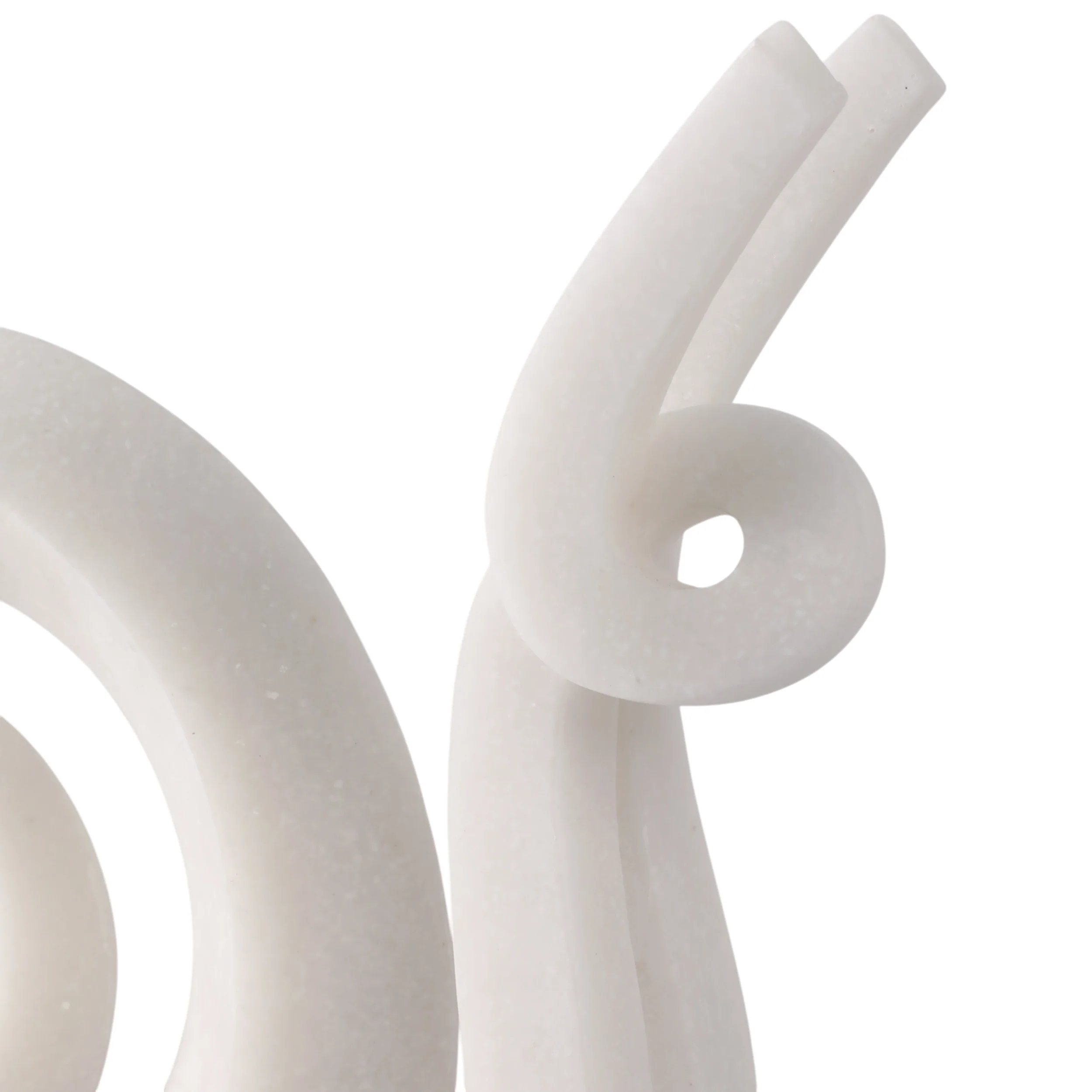 Ninove Snail Statuary, White - Image 4