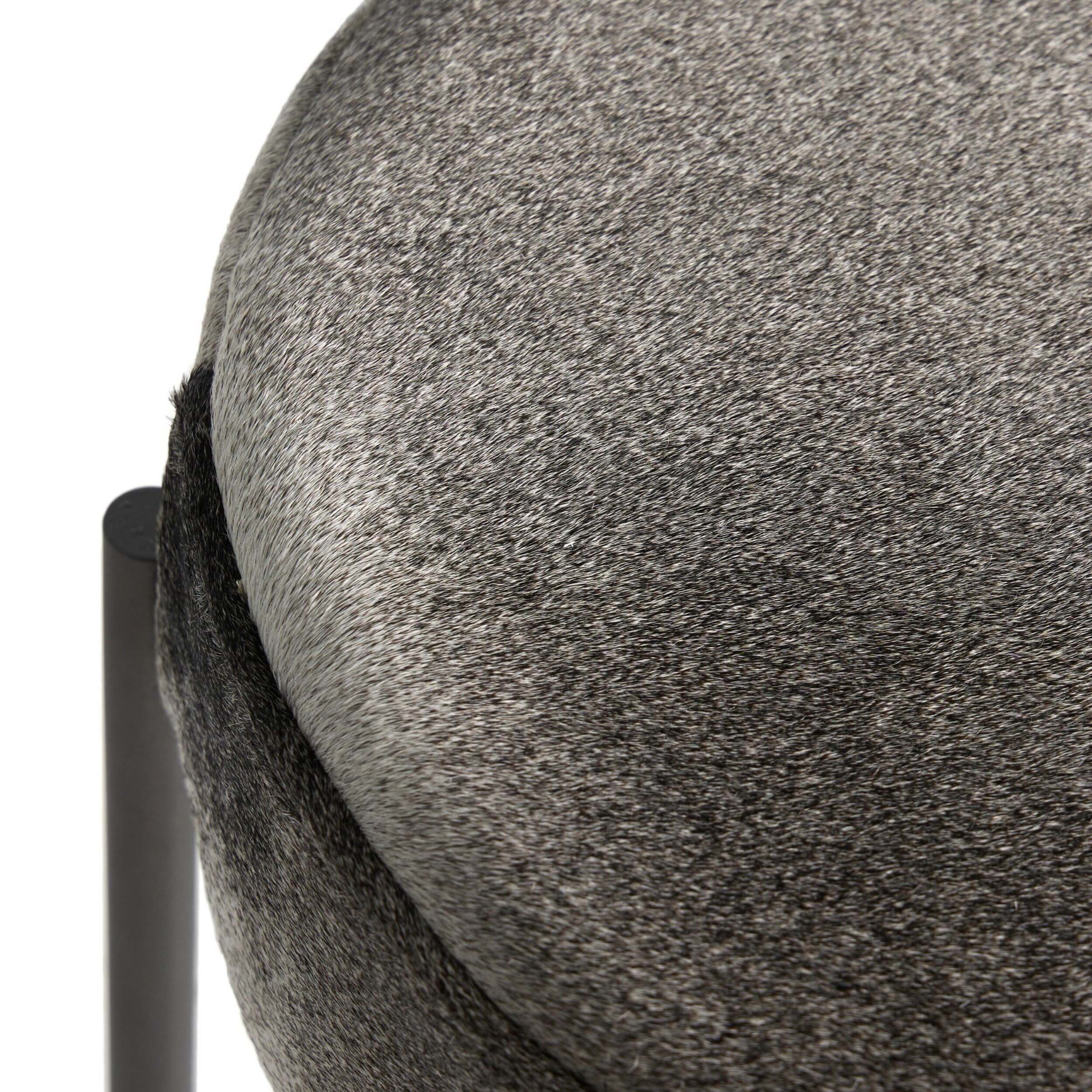 Nocona Bar & Counter Stool, Black/White Speckled Hide by Four Hands - Image 4