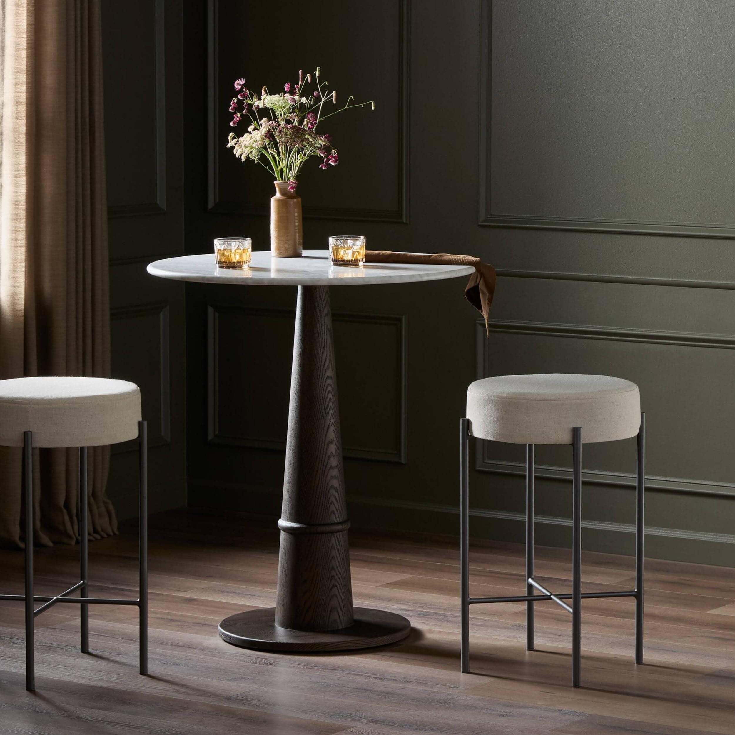 Nocona Bar & Counter Stool, Savile Flax by Four Hands - Image 4