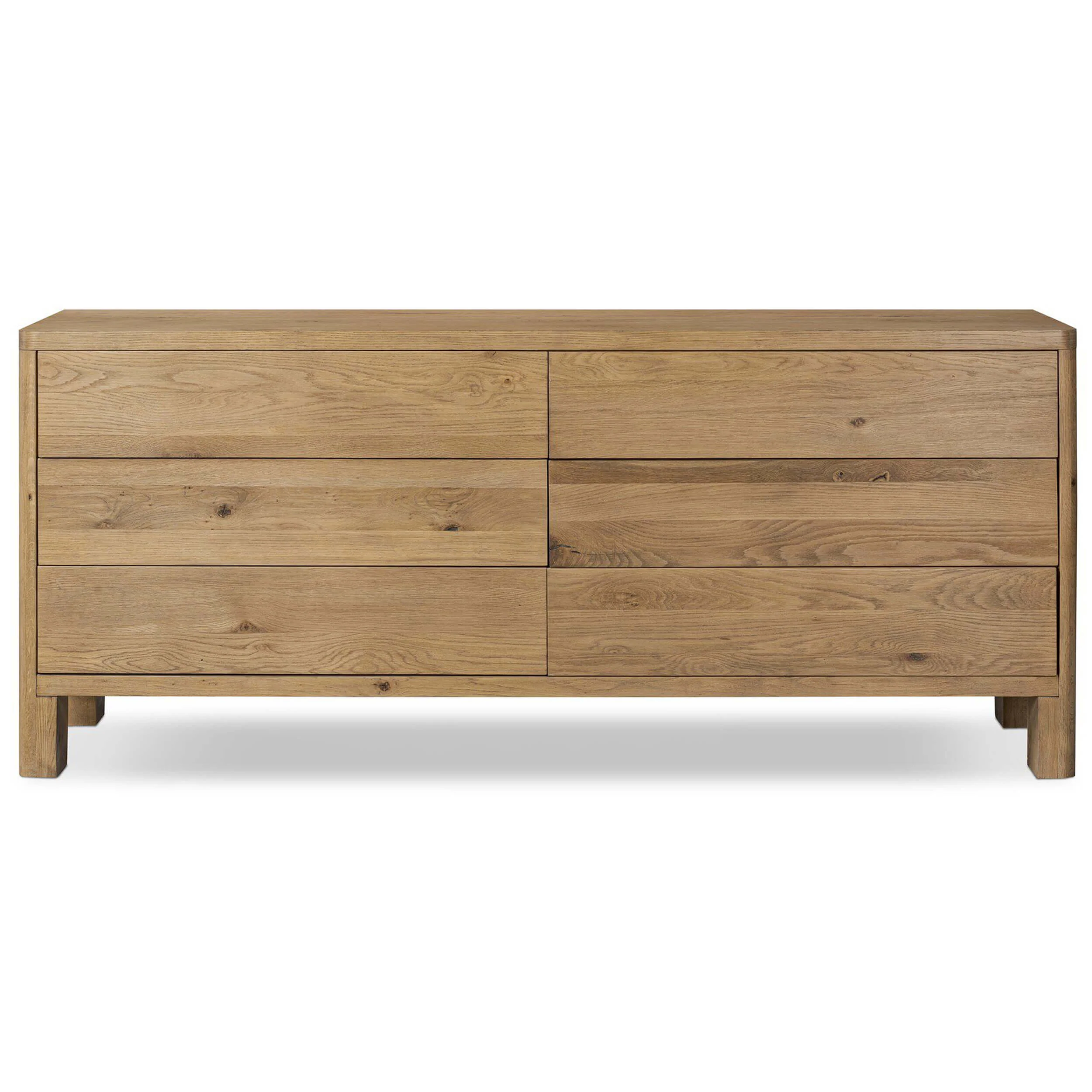 Noeline 6-Drawer Dresser, Natural by Four Hands - Image 2