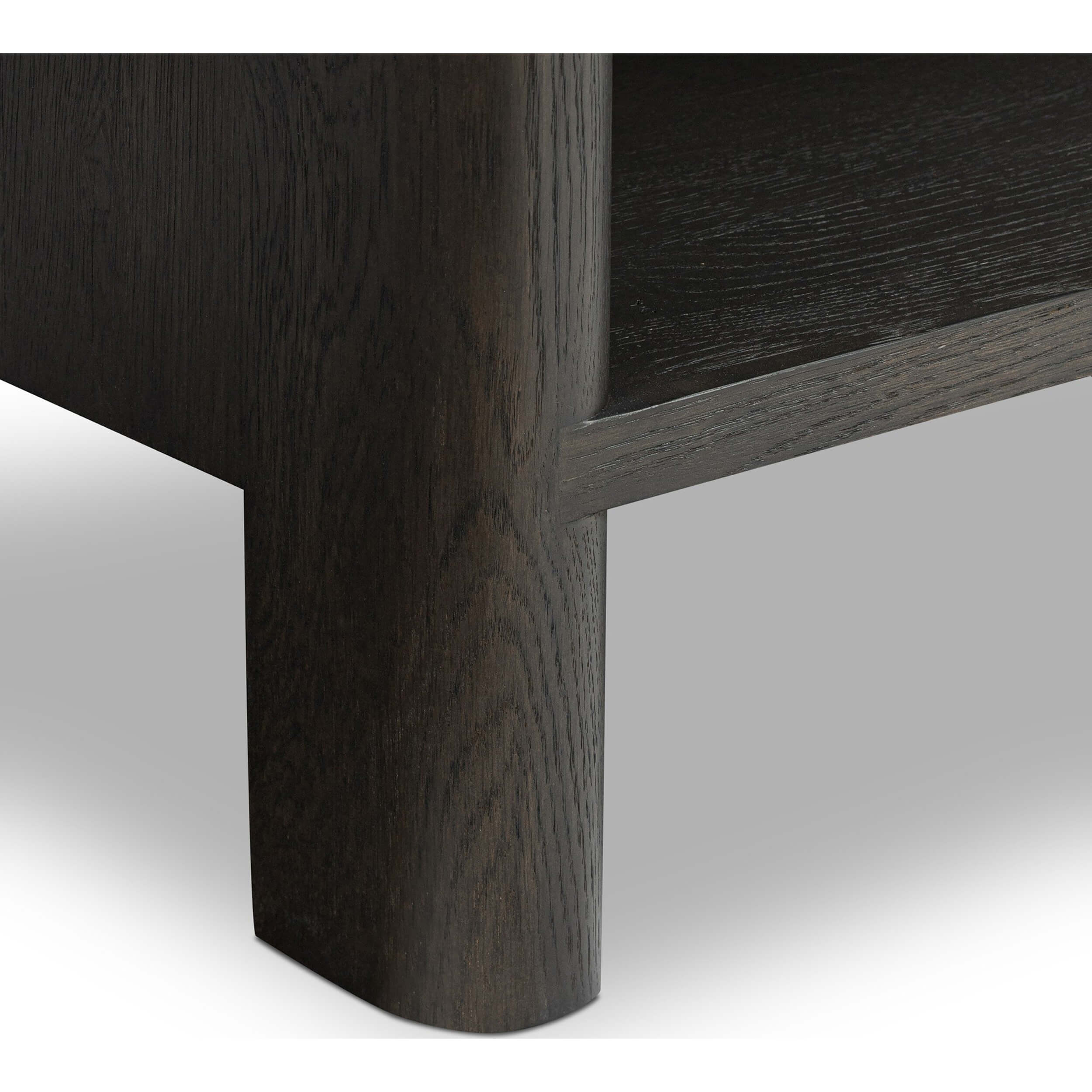 Noeline Wide Bookcase, Smoked Black by Four Hands - Image 6