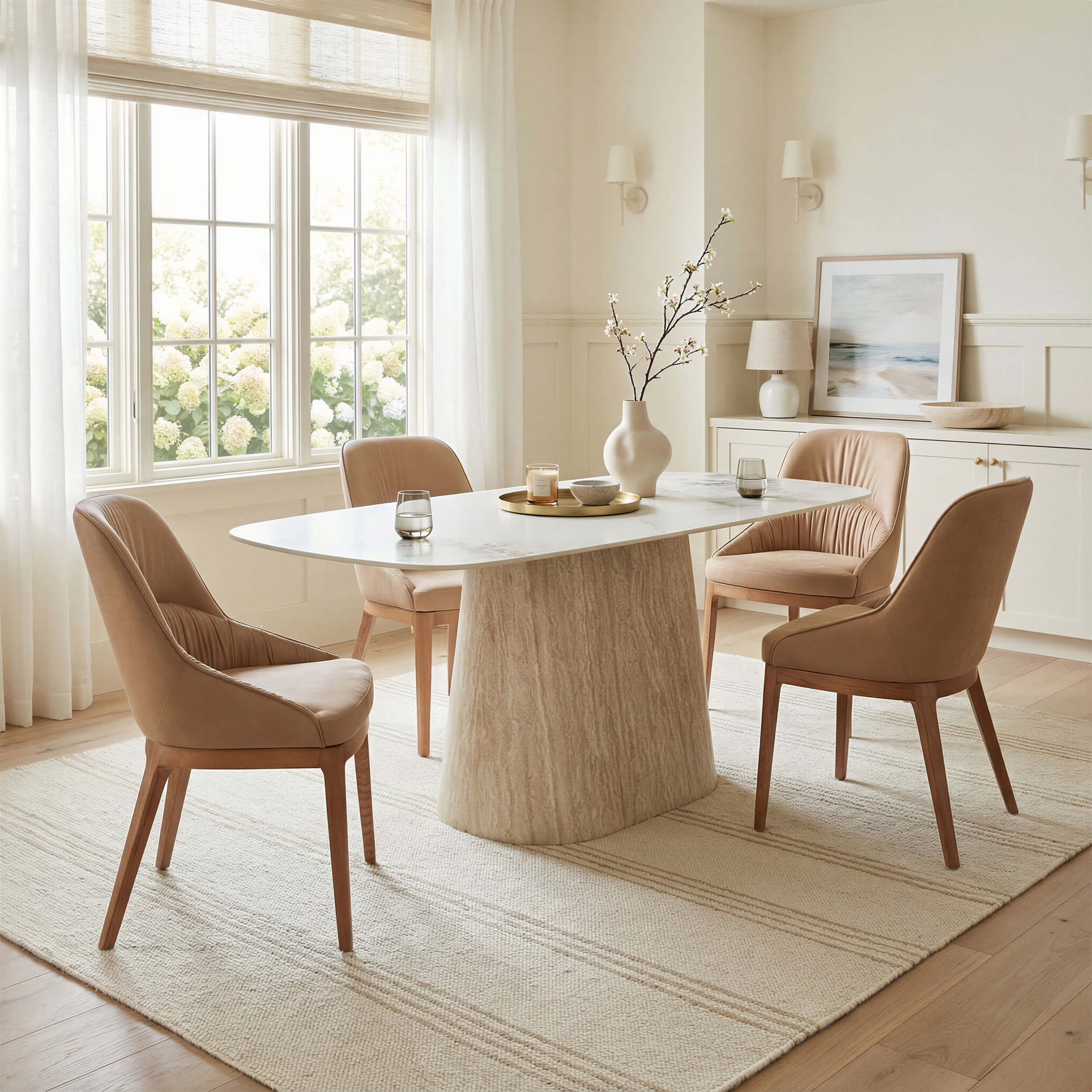 Nooka Dining Table, White - Image 6