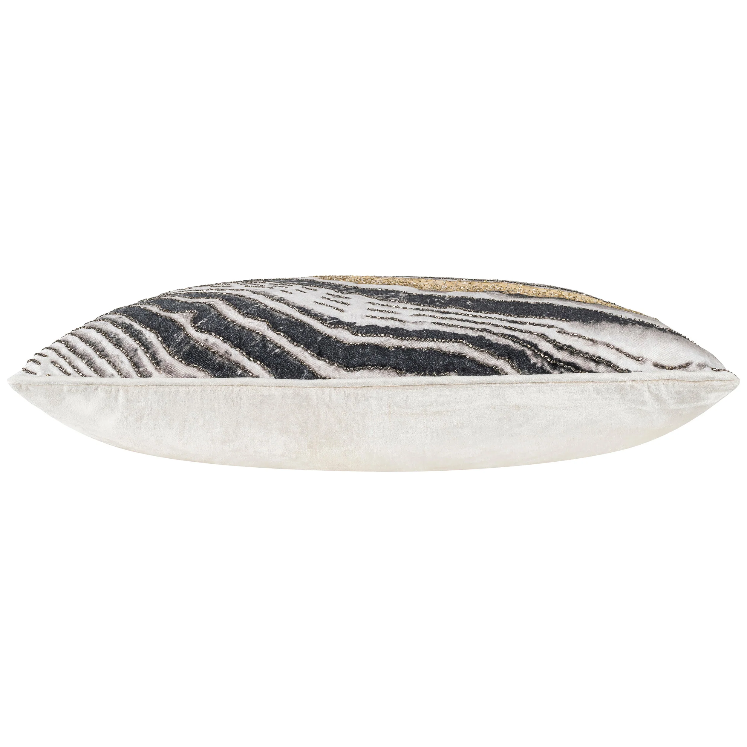 Noor Pillow II, Black/Gold - Image 2