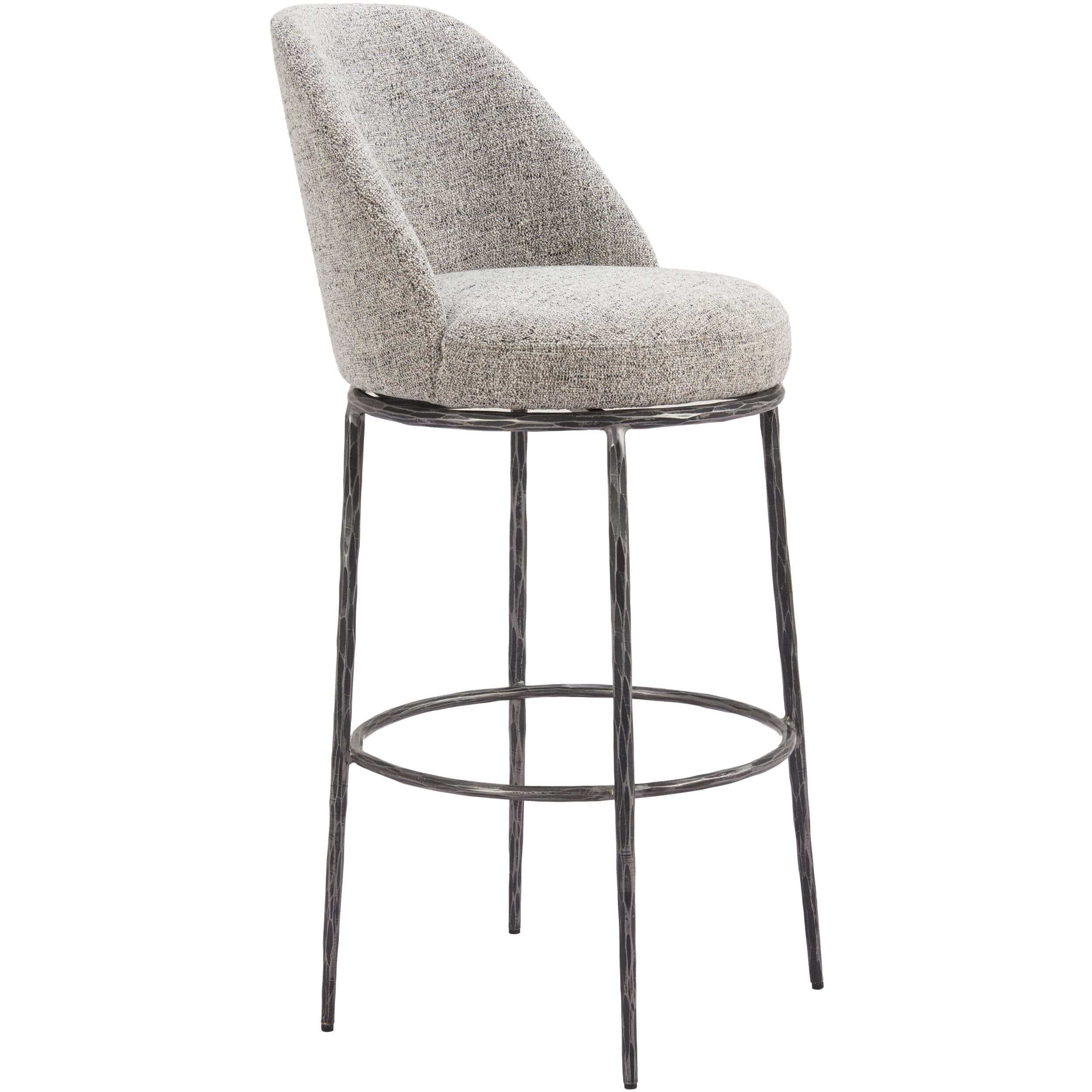 Nordhavn Swivel Bar & Counter Stool, Gray