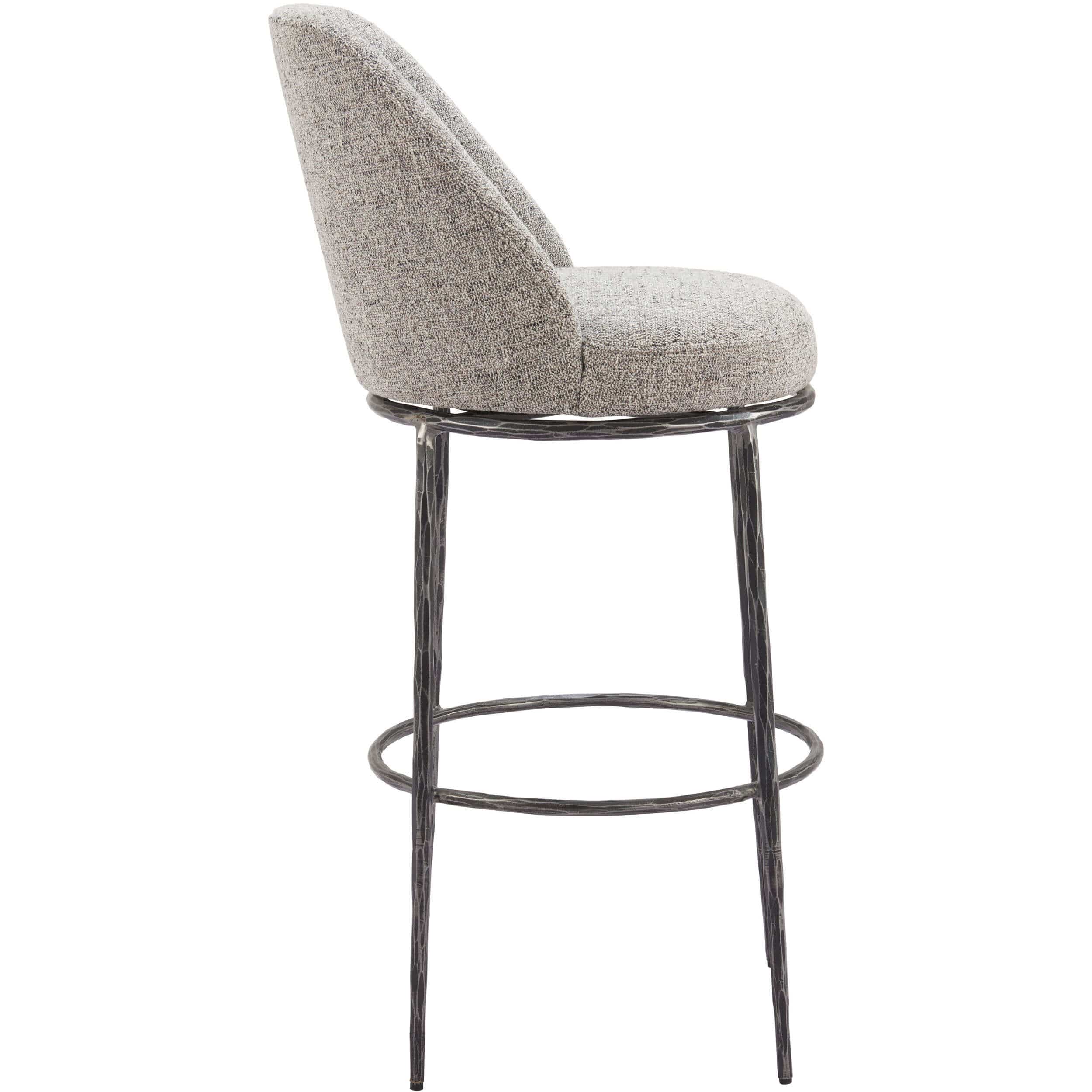 Nordhavn Swivel Bar & Counter Stool, Gray - Image 3