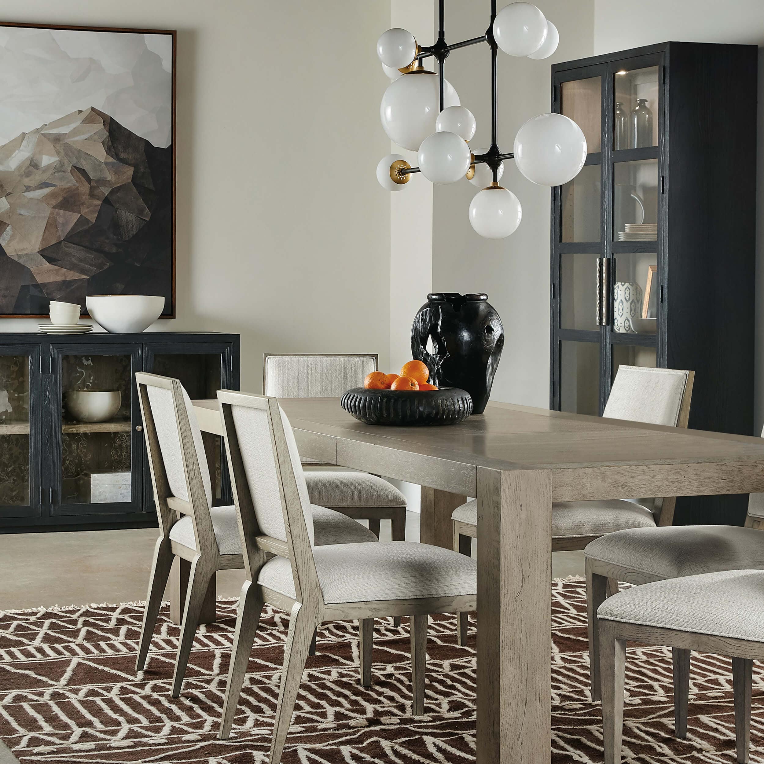 North Fork Rectangle Dining Table, Mink - Image 5