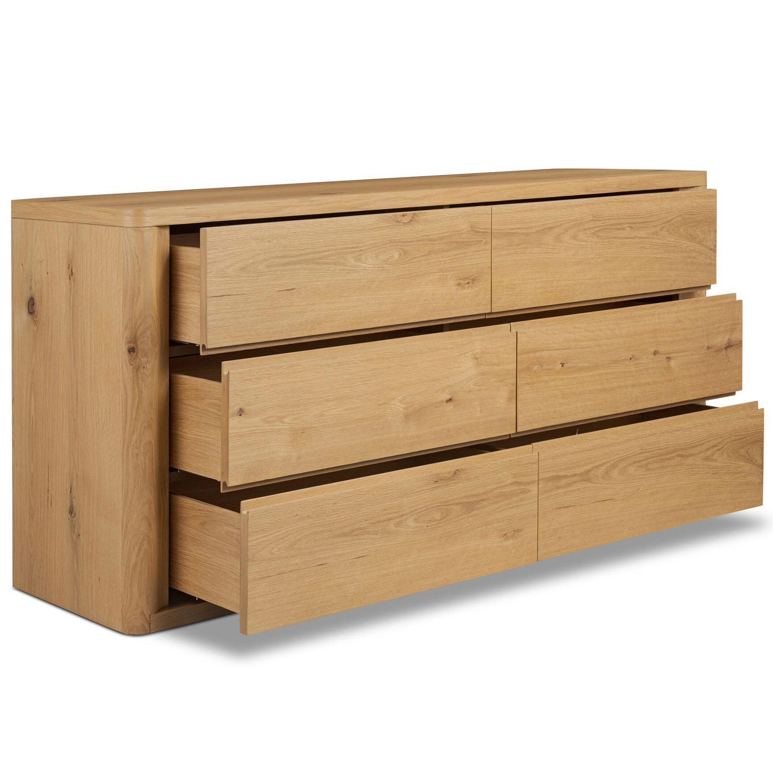 Novella 6 Drawer Dresser, Natural by Four Hands - Image 4