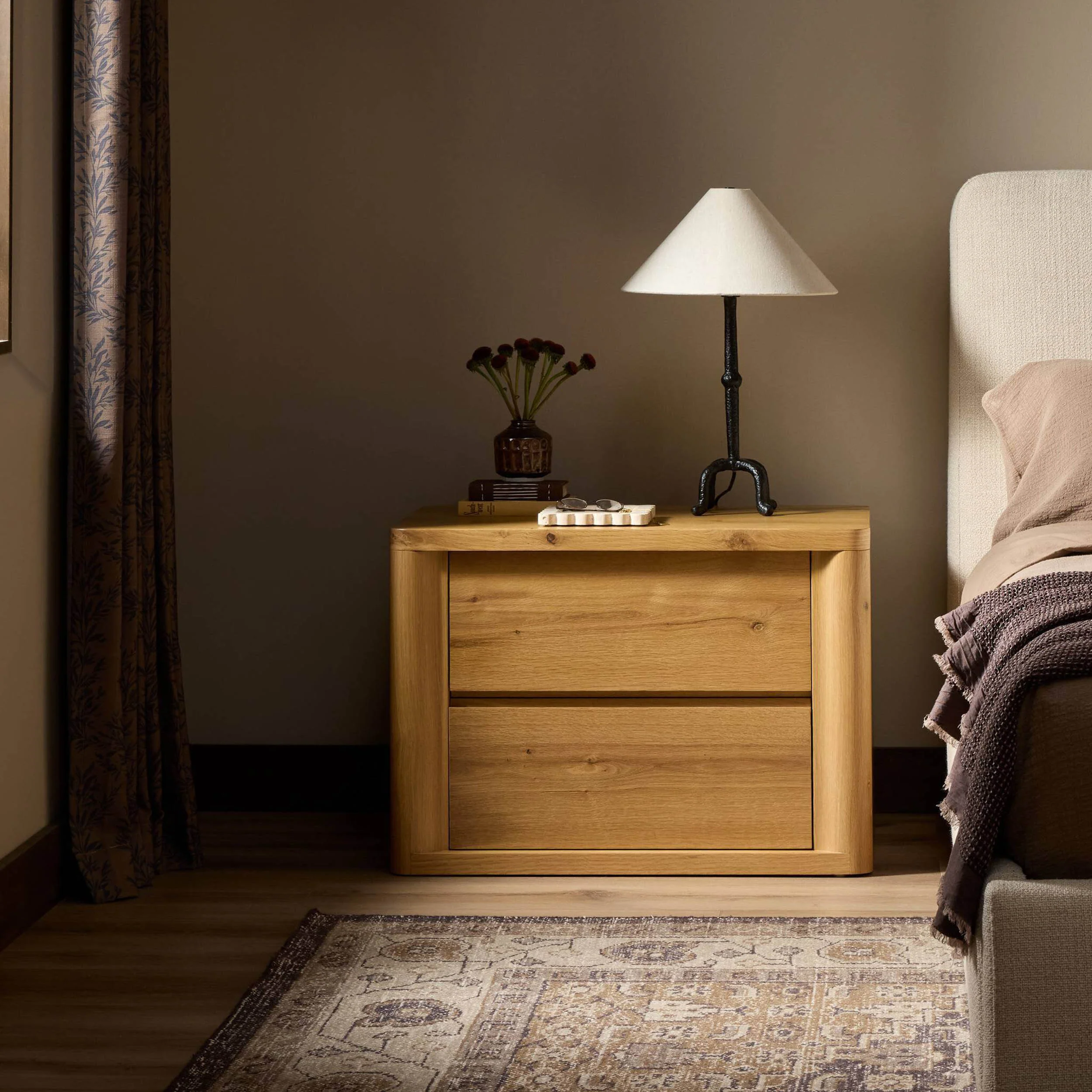 Novella Nightstand, Natural by Four Hands - Image 7