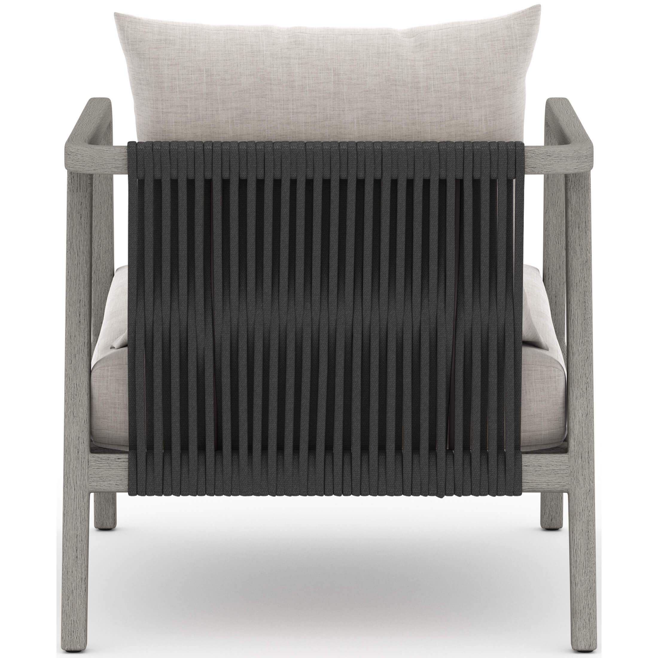 Numa Outdoor Chair, Stone Grey/Weathered Grey by Four Hands - Image 4