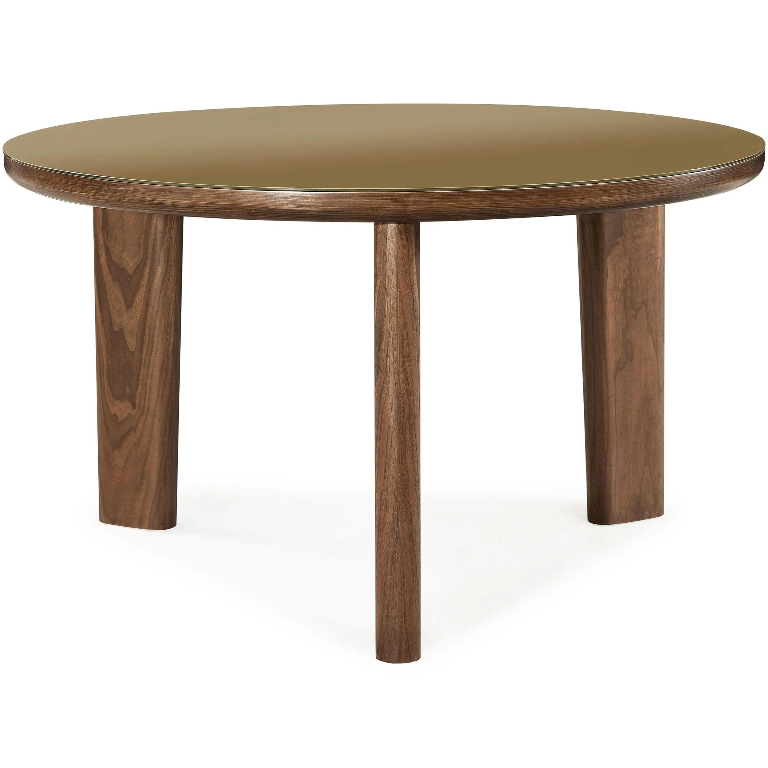 Oani Round Dining Table, Walnut - Image 2