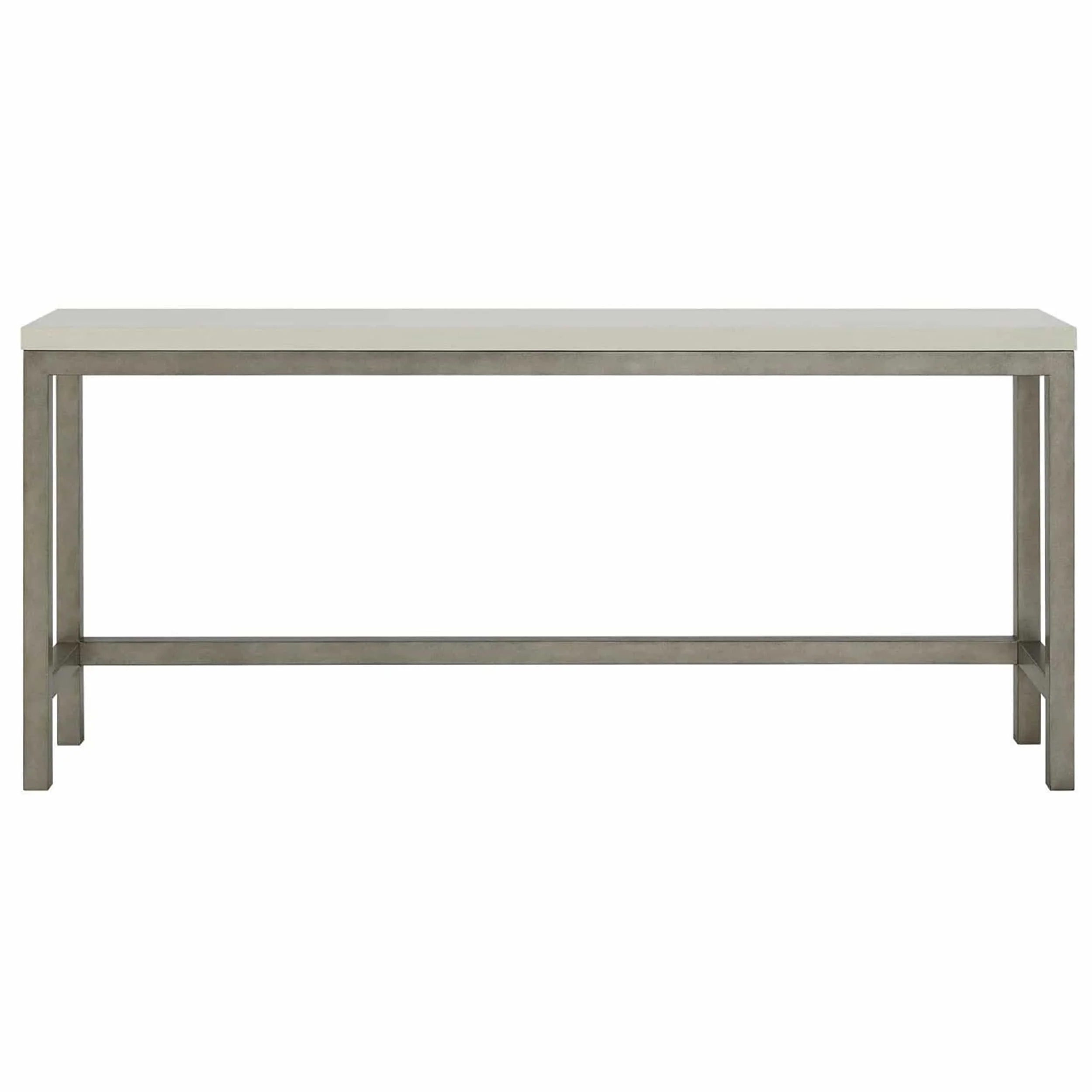 Oasis Console Table w/ Stools, Antique Nickel - Image 2