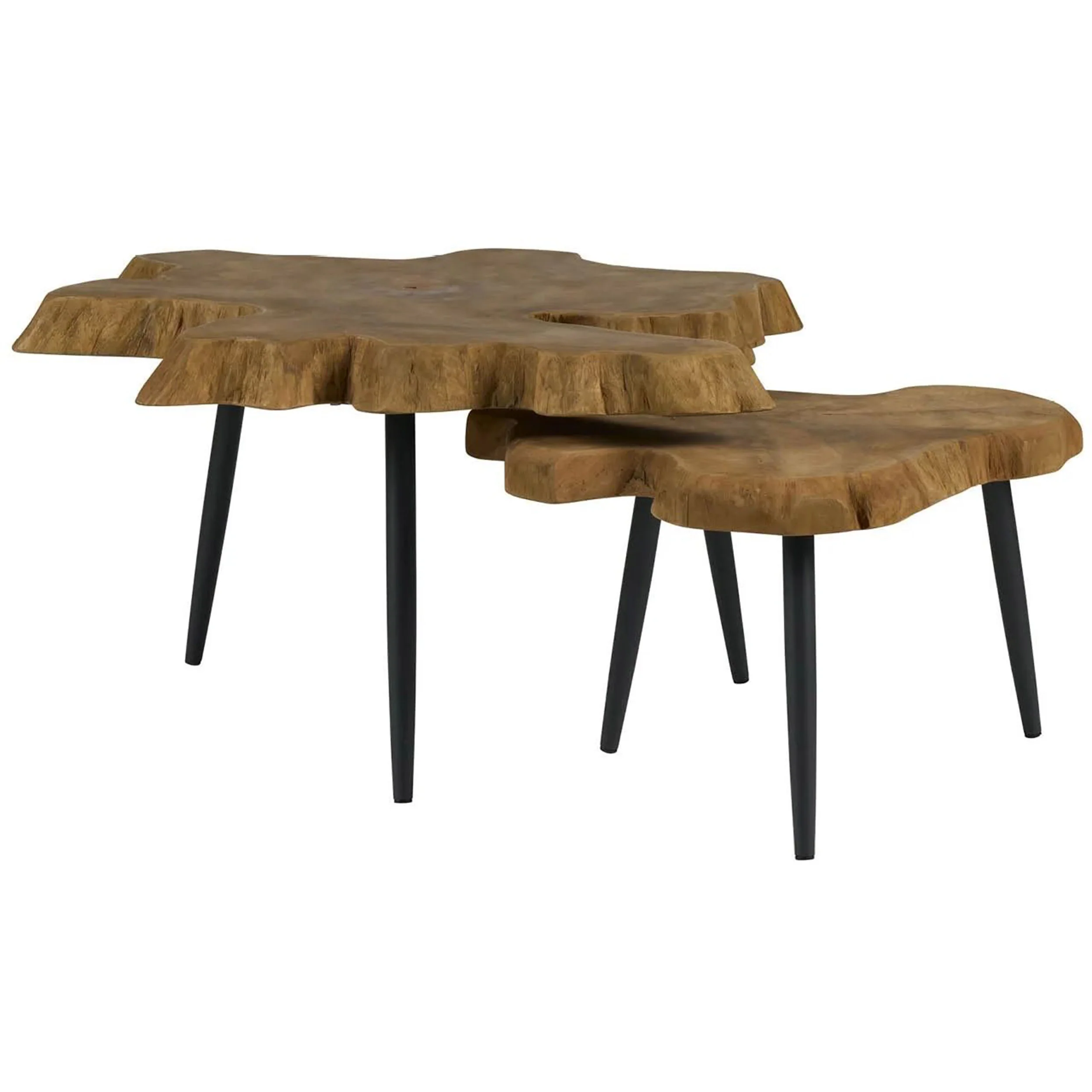 Oasis Driftwood Nesting Table, Natural - Image 2